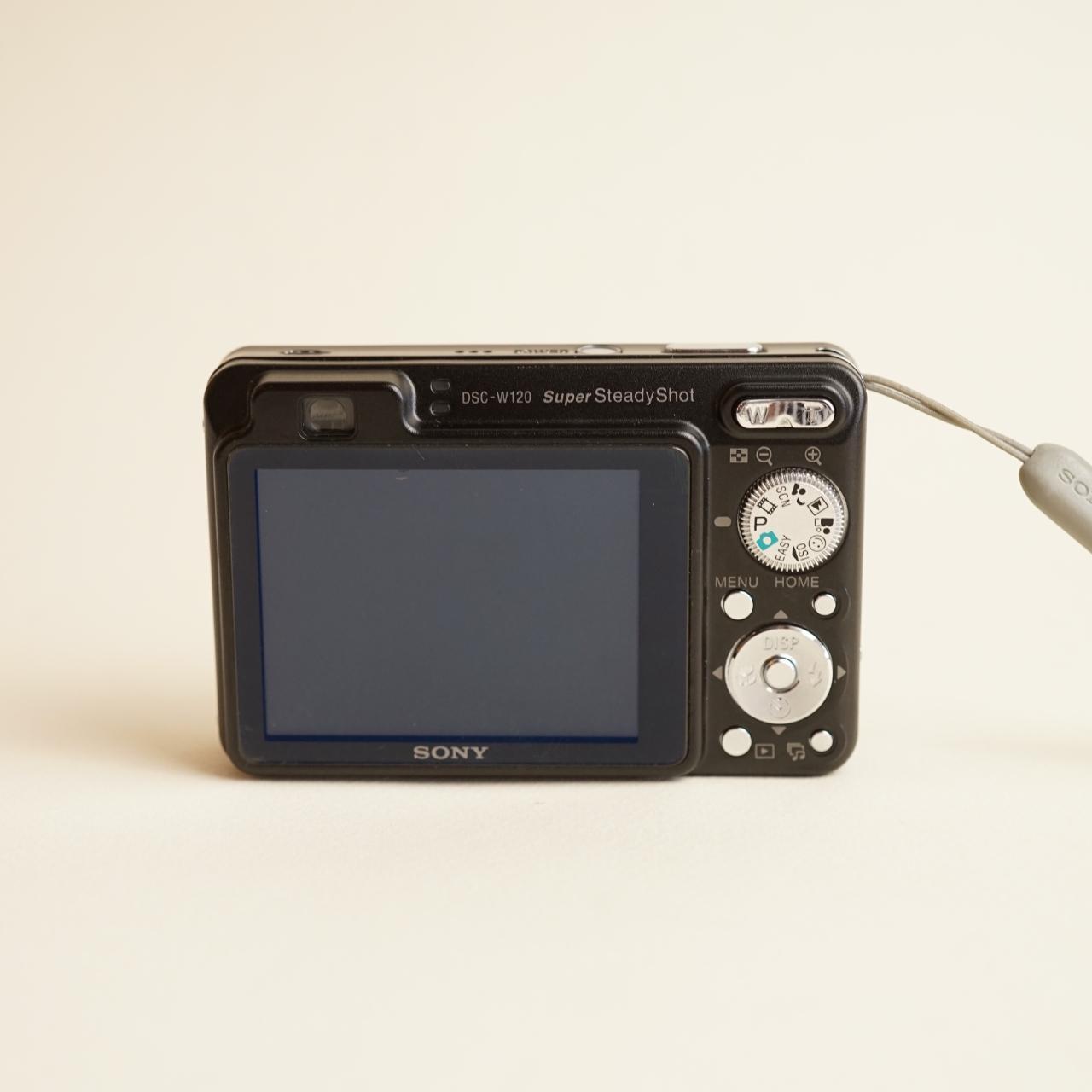 Sony Cyber-shot DSC-W120 Digital Camera | 7.2MP | Tested & Working | Black