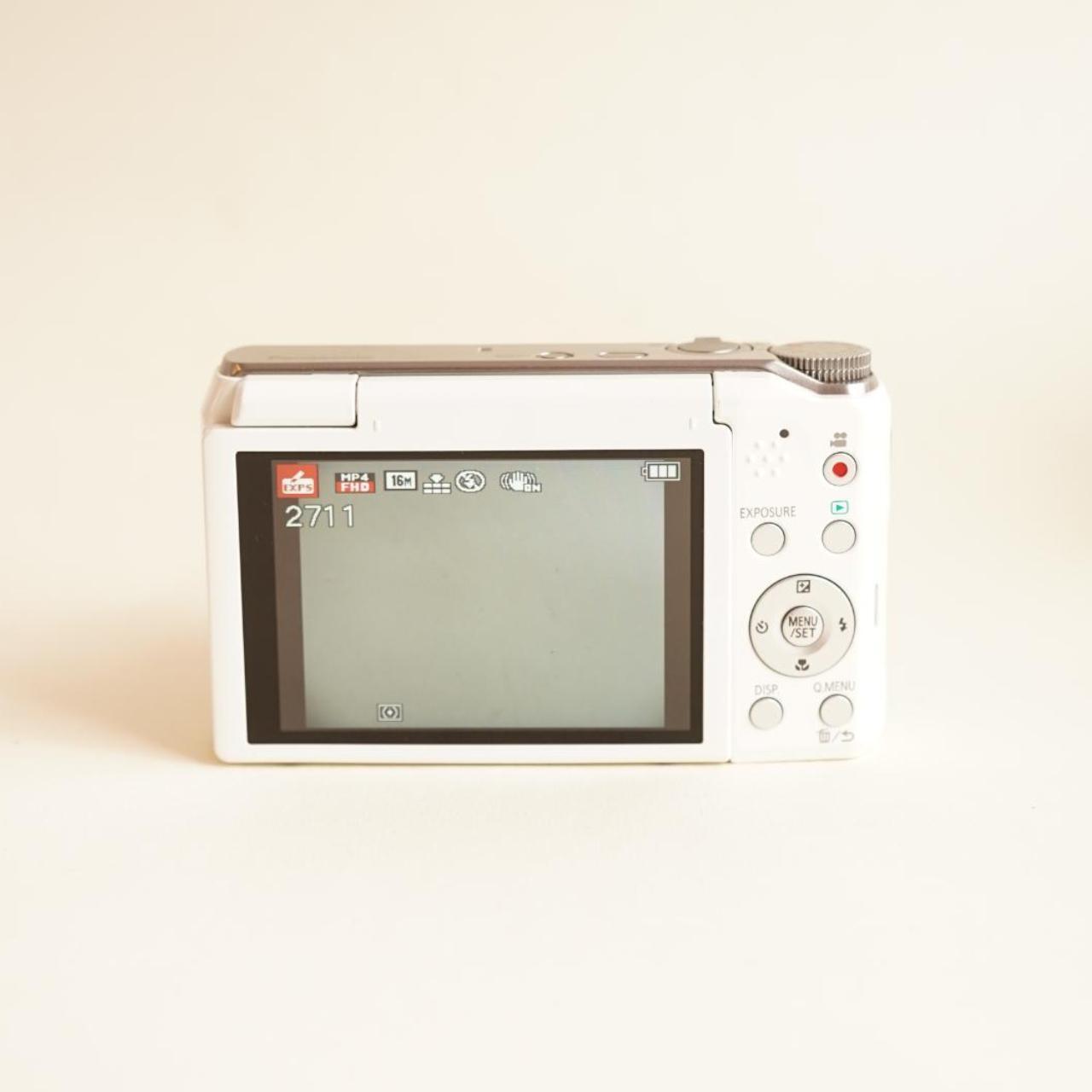 Panasonic Lumix DMC-ZS35 Digital Camera | Selfie Screen | 16MP | Tested & Working | White