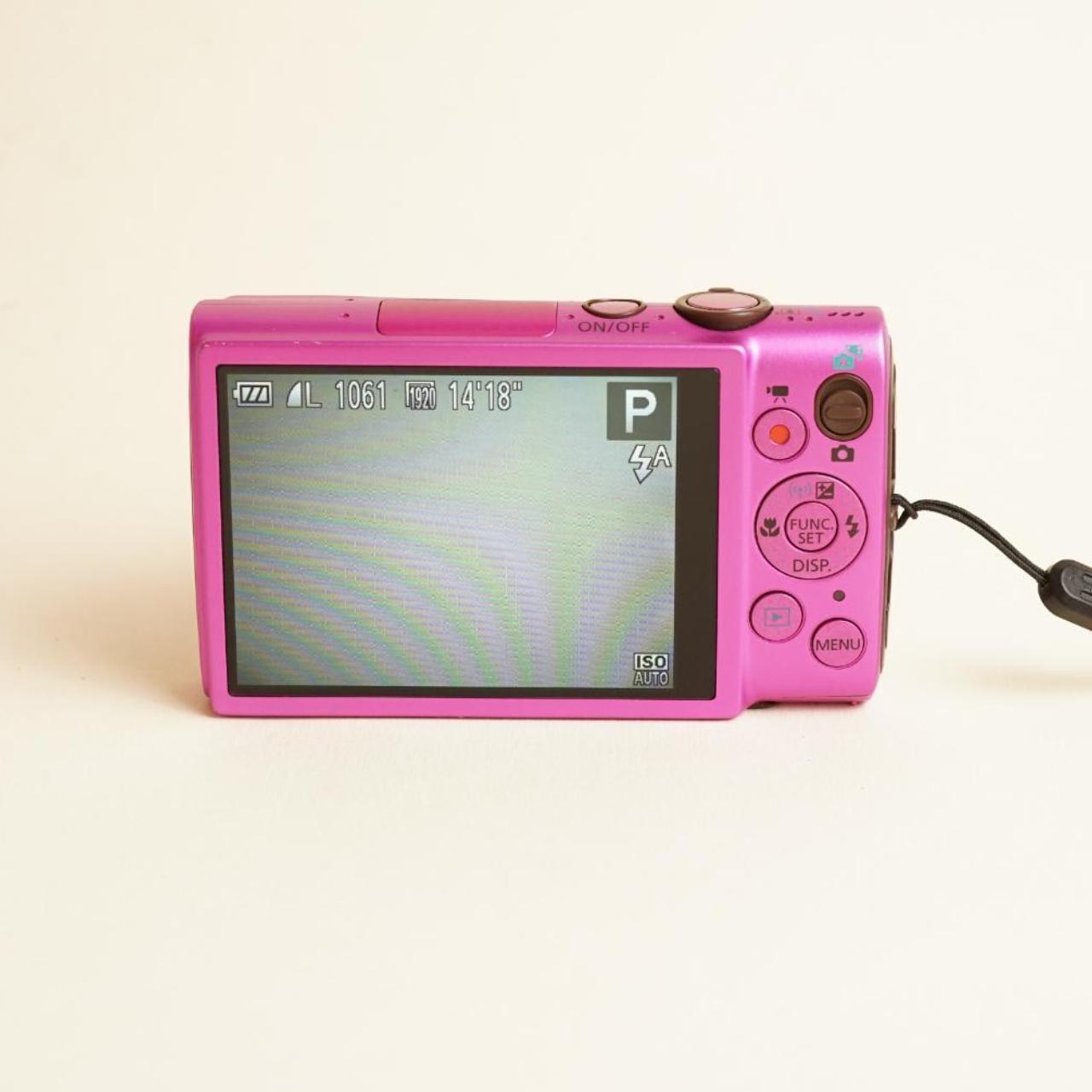Canon PowerShot ELPH 330 HS Digital Camera | 12.1MP | Tested & Working | Pink