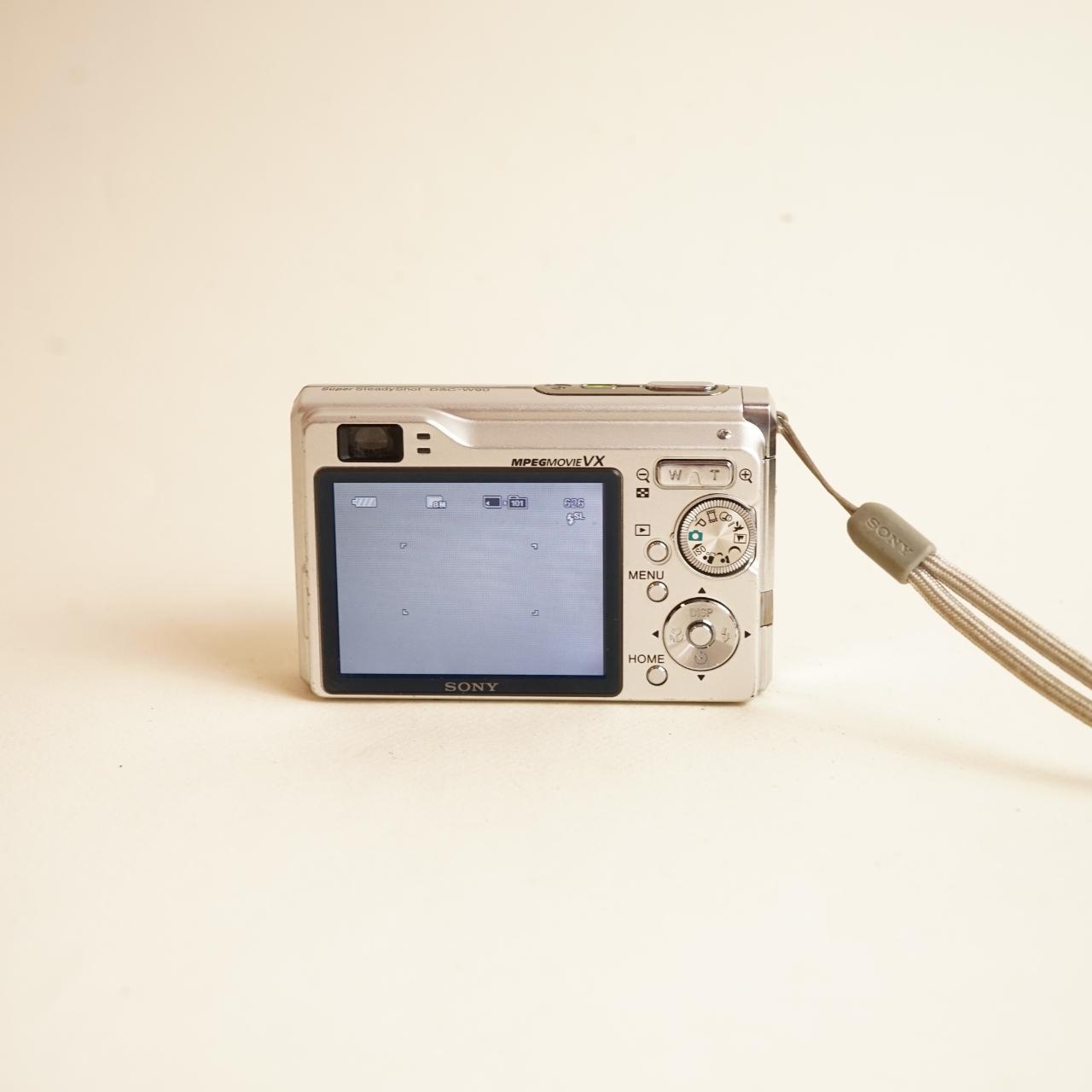Sony CyberShot DSC-W90 Digital Camera | 8.1MP | Tested & Working | Silver