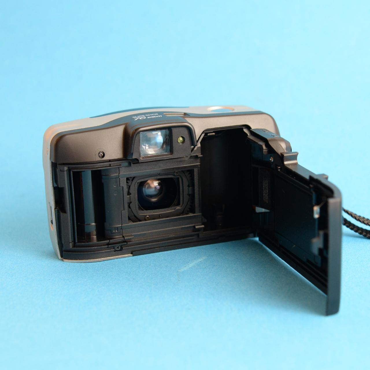 Canon Sure Shot 76 Zoom Film Camera | 35mm Point & Shoot | Tested & Working | Silver
