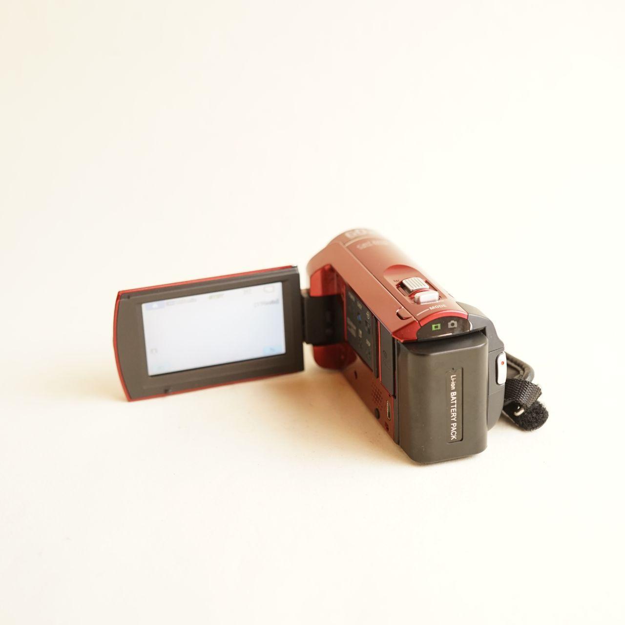 Sony Handycam DCR-SX40 Digital Camcorder | Tested & Working | Red