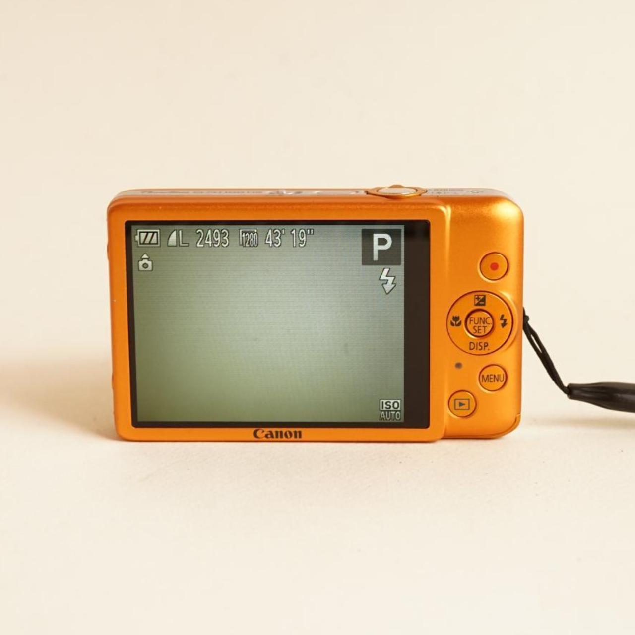 Canon PowerShot ELPH 100 HS Digital Camera | 12.1MP | Tested & Working | Orange