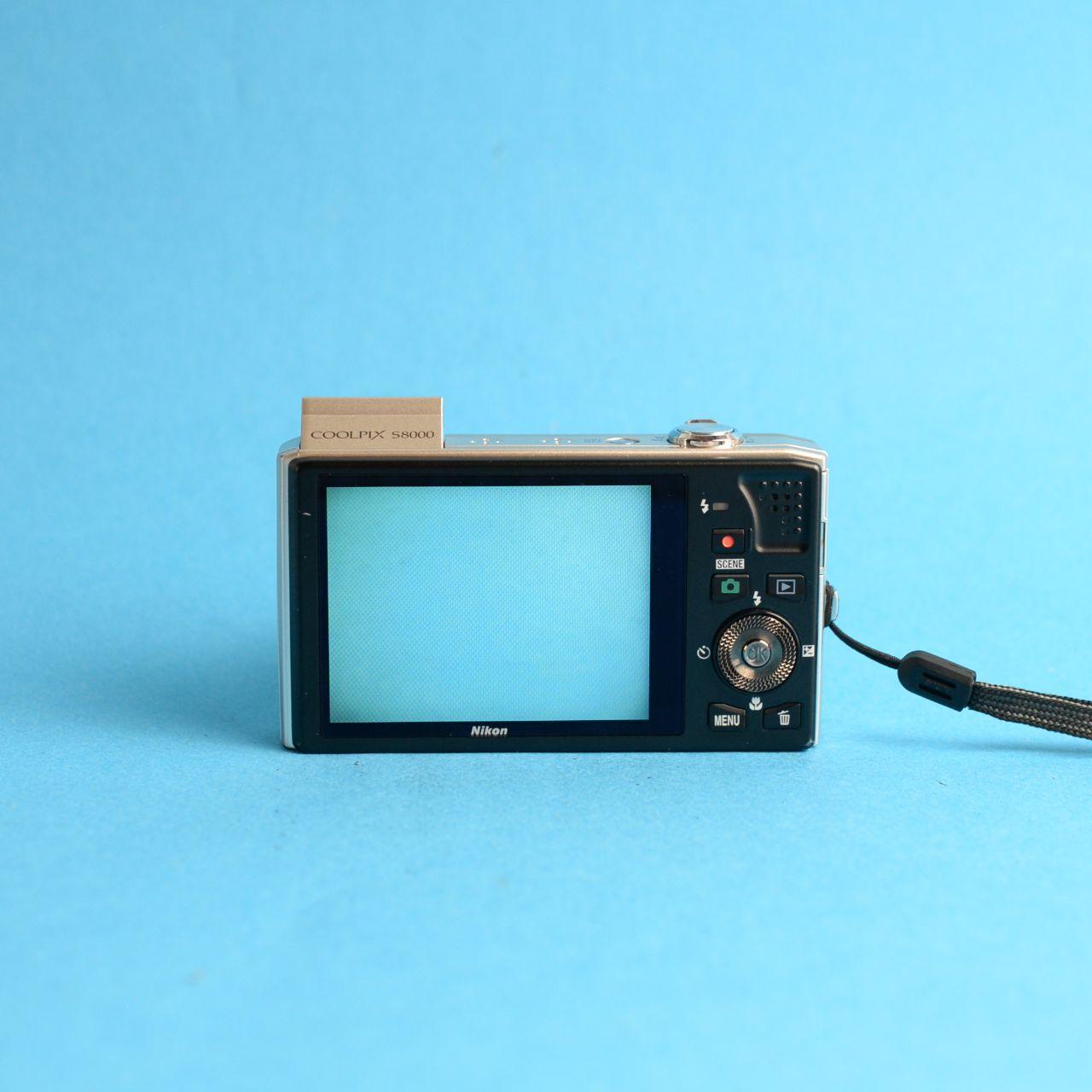 Nikon Coolpix S8000 Digital Camera | 14.2MP | Tested & Working | Silver