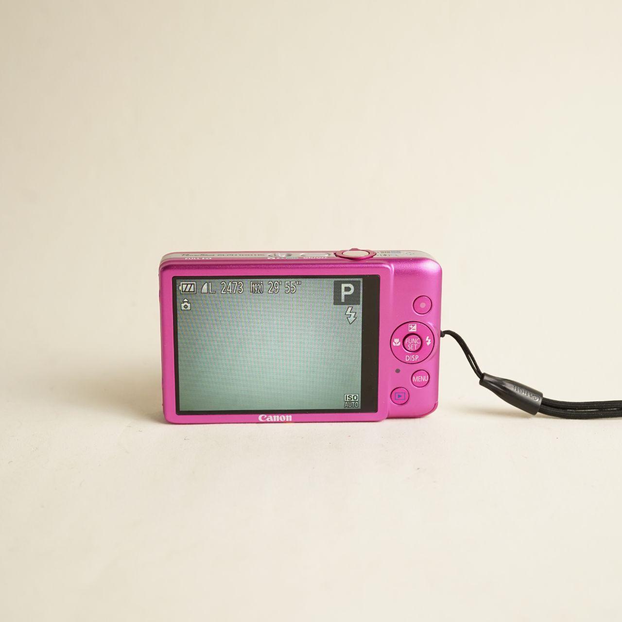 Canon PowerShot ELPH 100 HS Digital Camera | 12.1MP | Tested & Working | Pink