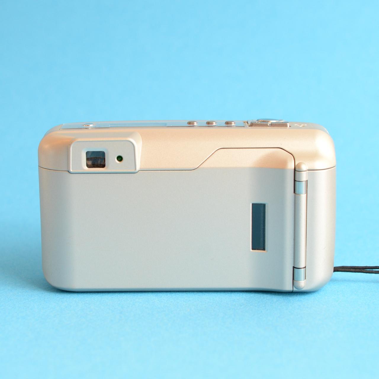 Minolta Zoom 130C Film Camera | 35mm Point & Shoot | Tested & Working | Silver