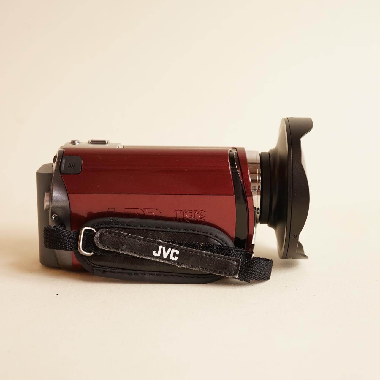 JVC Everio GZ-MG330RU Camcorder | HDD Video | Tested & Working | Red