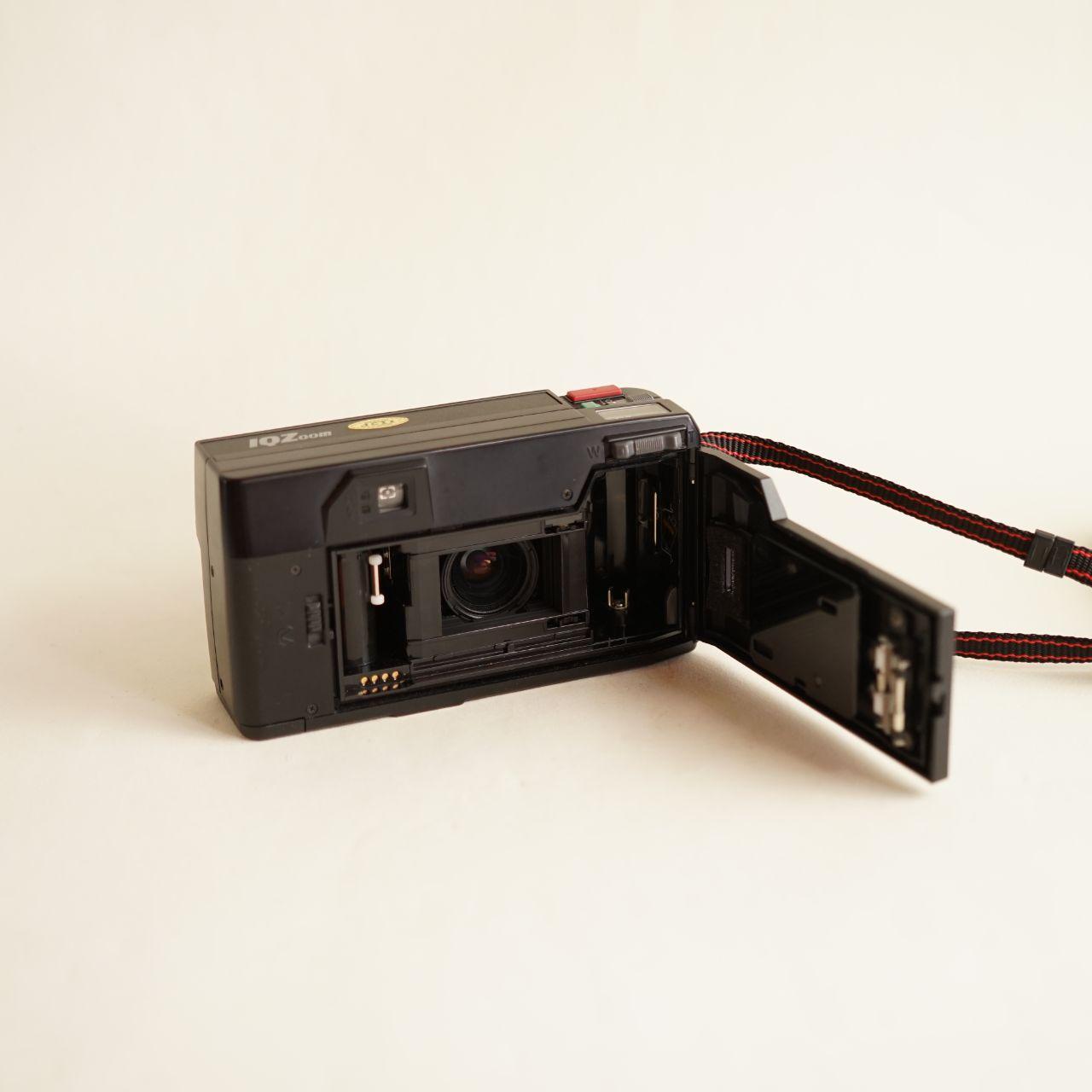 Pentax IQZoom Film Camera | 35mm Point & Shoot | Tested & Working | Black