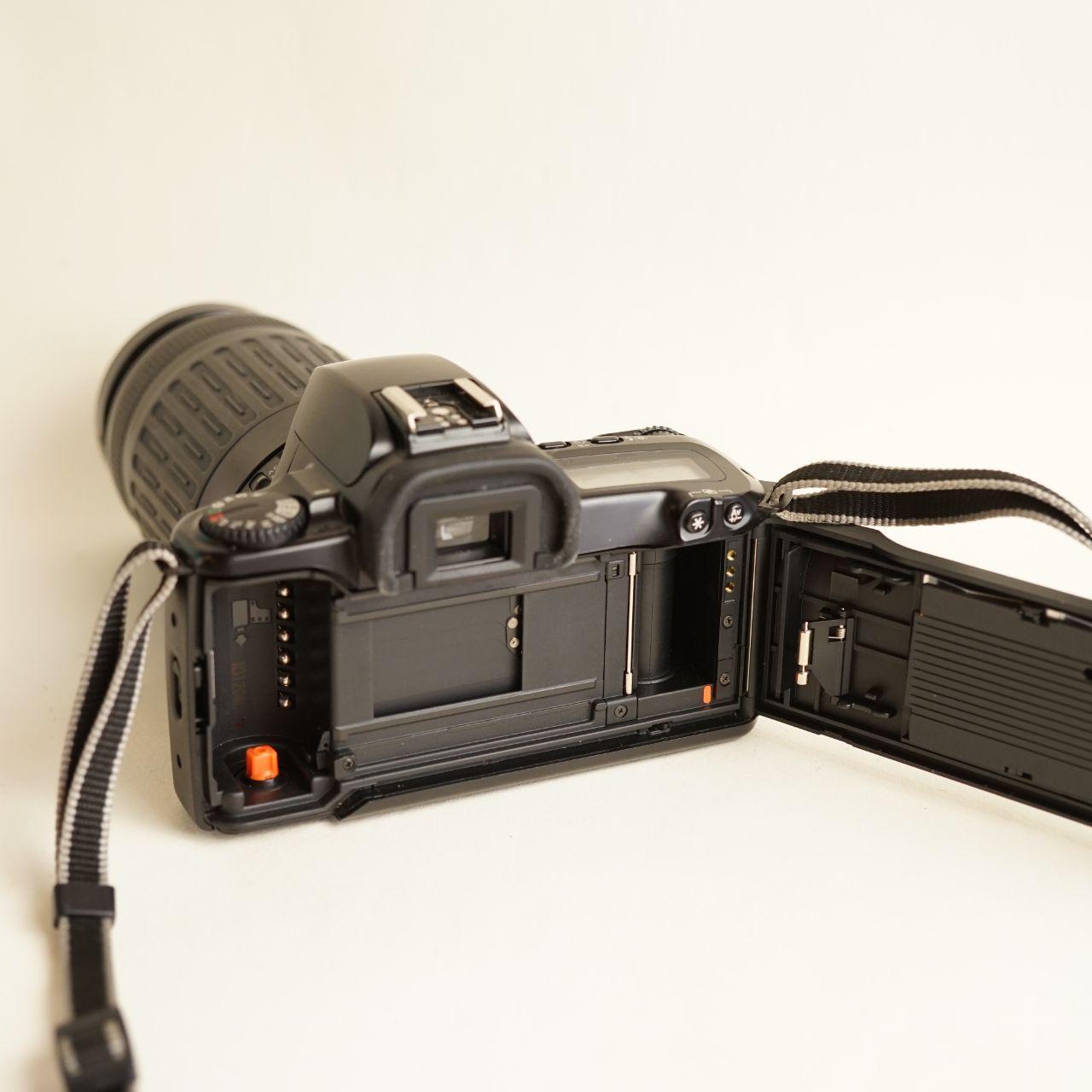 Canon EOS Rebel XS Film Camera with 75–300mm f/4–5.6 Lens | 35mm SLR | Tested & Working | Black