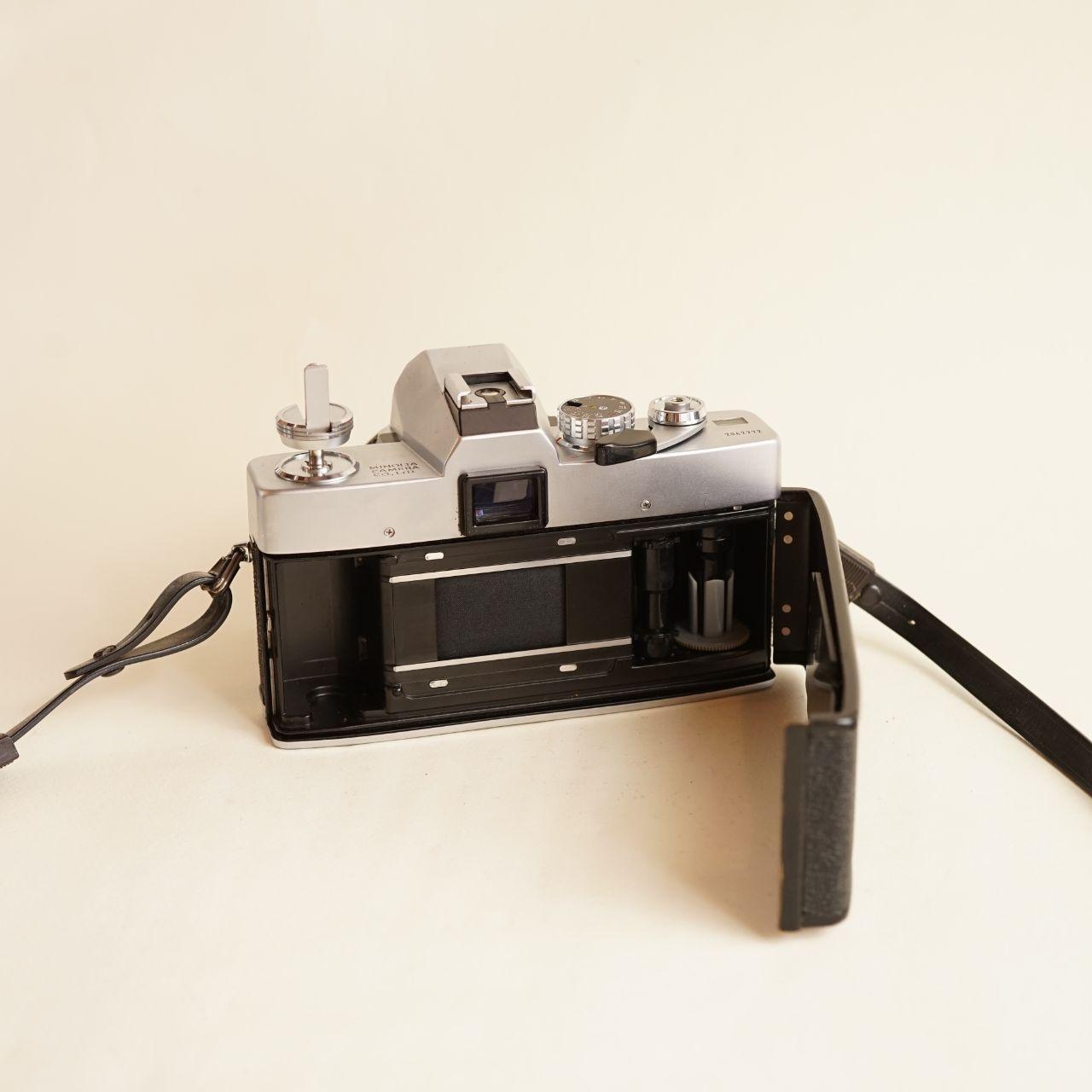 Minolta SRT102 Film Camera | 35mm SLR | Full CLA | Black & Silver