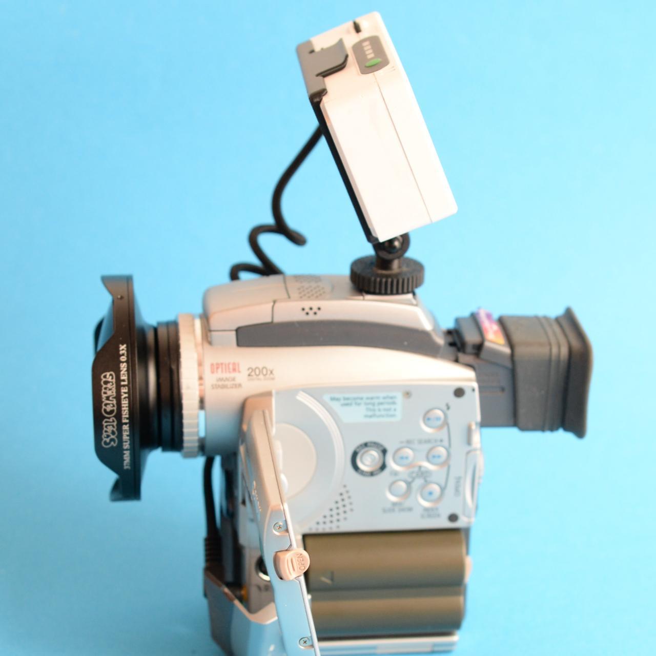 Canon Optura 100 Digital Camcorder with Tapeless Setup | Tested & Working | Silver