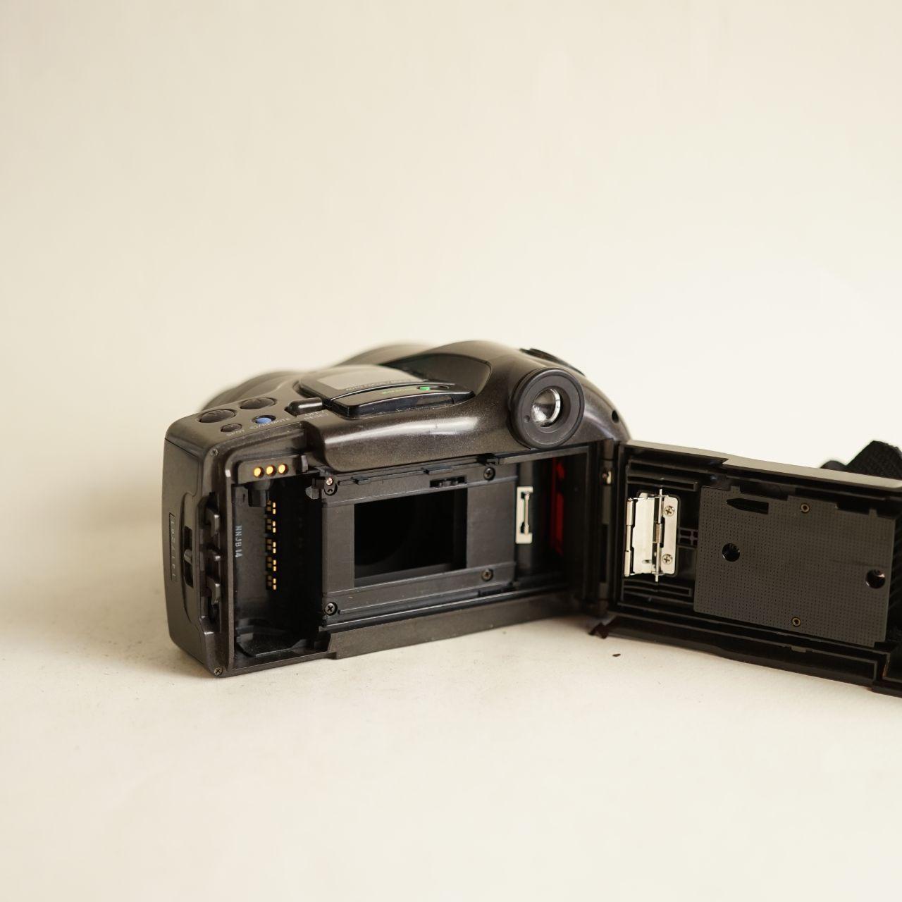 Olympus Infinity Superzoom 330 35mm Point & Shoot Film Camera | Tested & Working | Grey