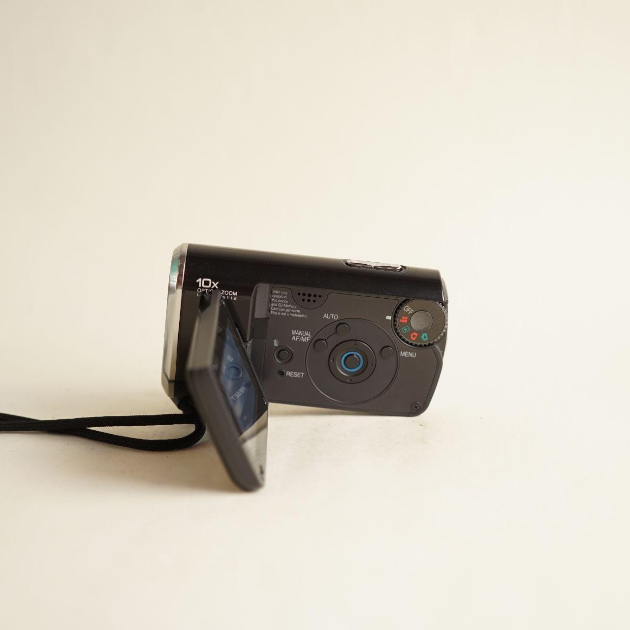 Panasonic SDR-S10 Digital Camcorder | Tested & Working | Black