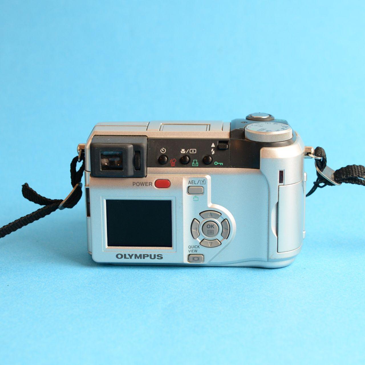 Olympus Camedia C-740 Digital Camera | 3.2MP | Tested & Working | Silver