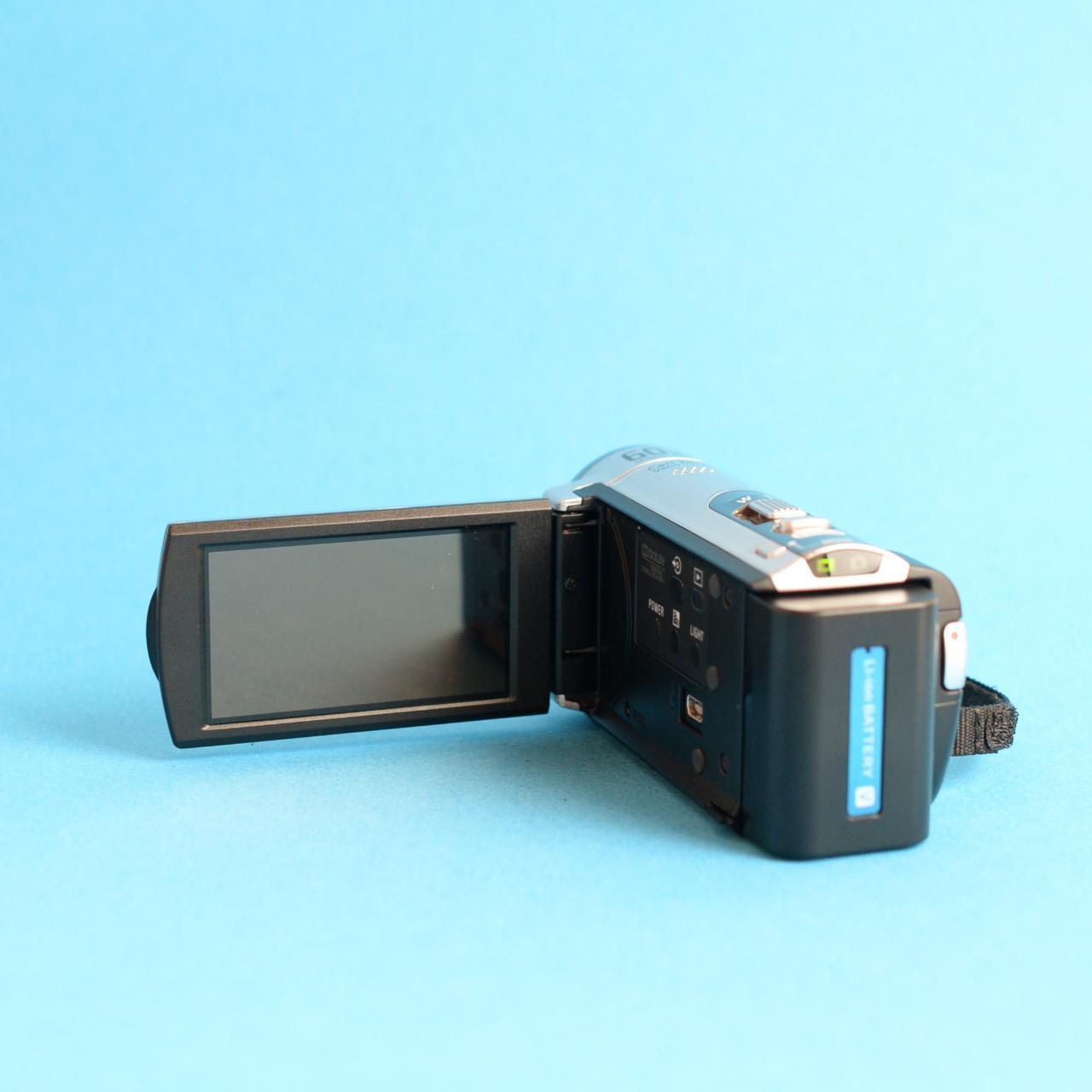 Sony Handycam DCR-SX63 Camcorder | 60x Zoom | Tested & Working | Silver