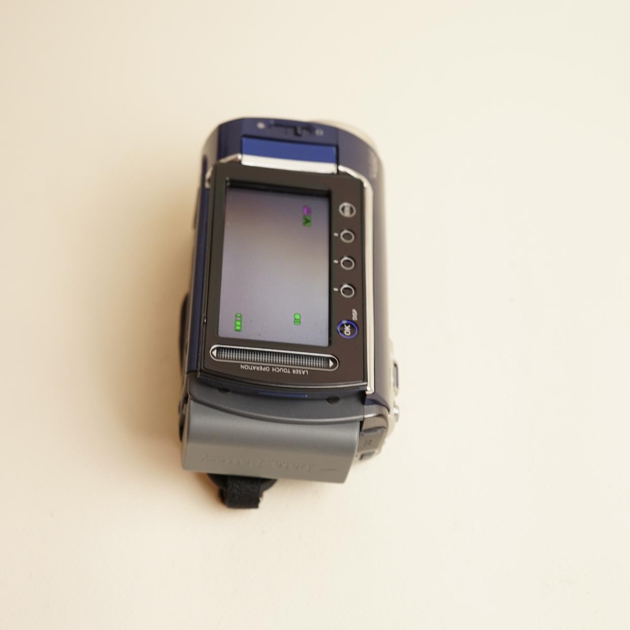 JVC Everio GZ-MG330AU Digital Camcorder + Fisheye Lens | Tested & Working | Blue