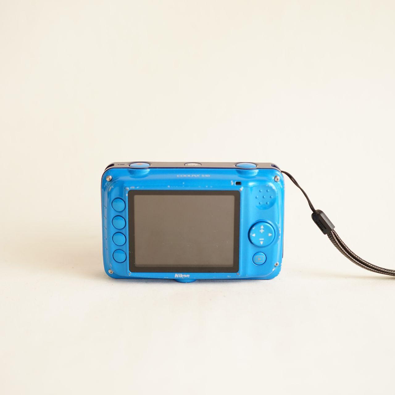 Nikon Coolpix S30 Digital Camera | 10.1MP | Tested & Working | Blue