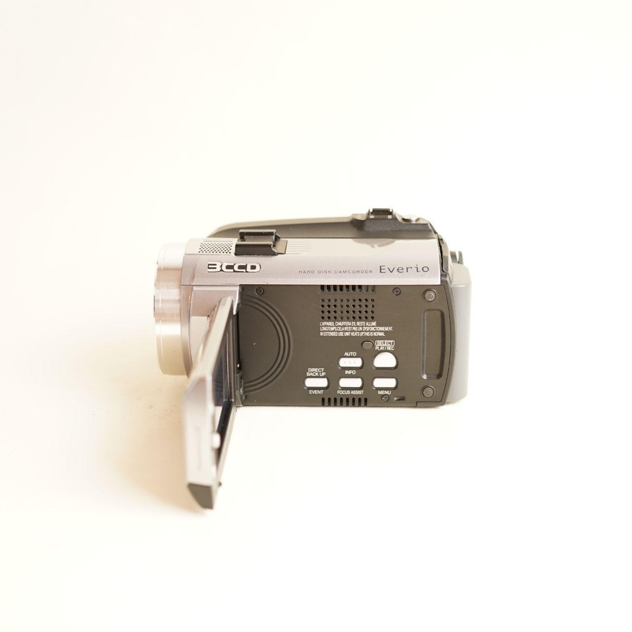 JVC Everio GZ-HD5U Digital Camcorder | Tested & Working | Grey