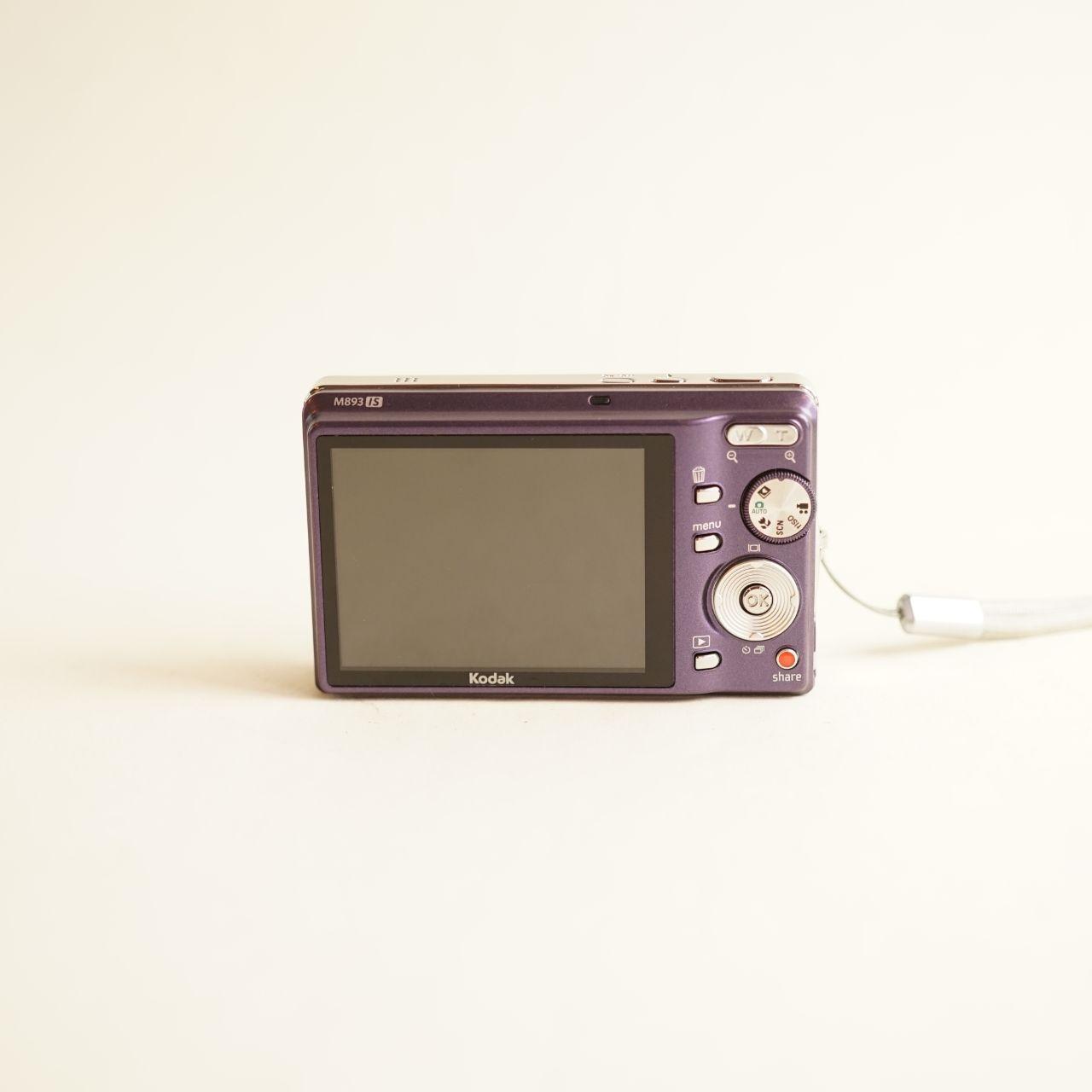 Kodak EasyShare M893 IS Digital Camera | 8.1MP | Tested & Working | Purple