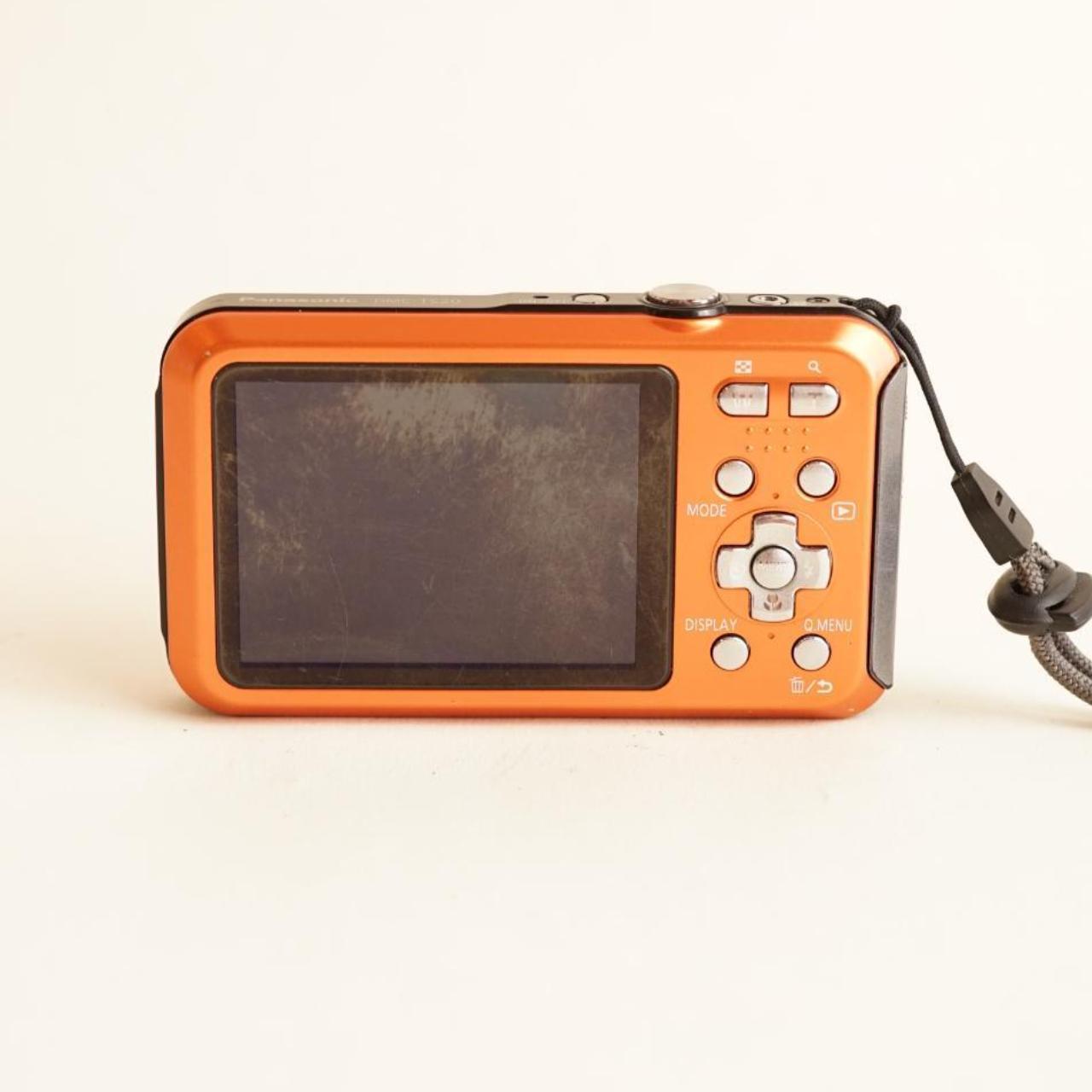 Panasonic Lumix DMC-TS20 Digital Camera | 16.1MP | Tested & Working | Orange