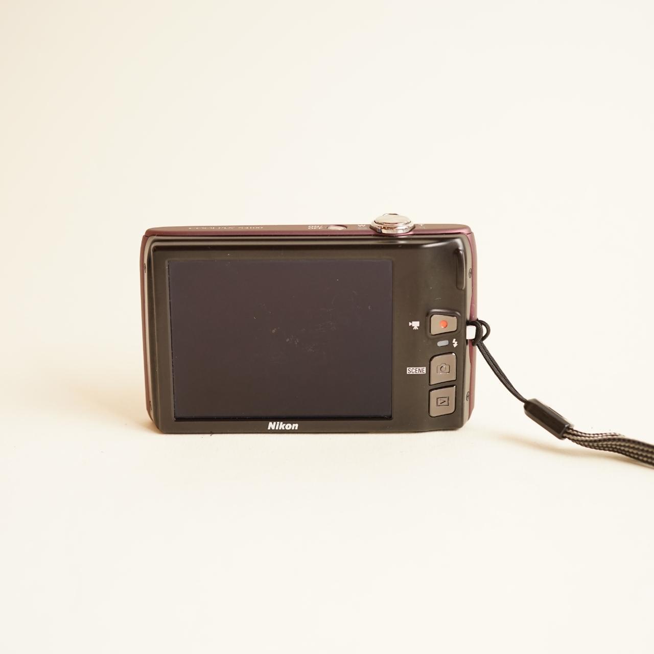 Nikon Coolpix S4100 Digital Camera | 14MP | Tested & Working | Maroon