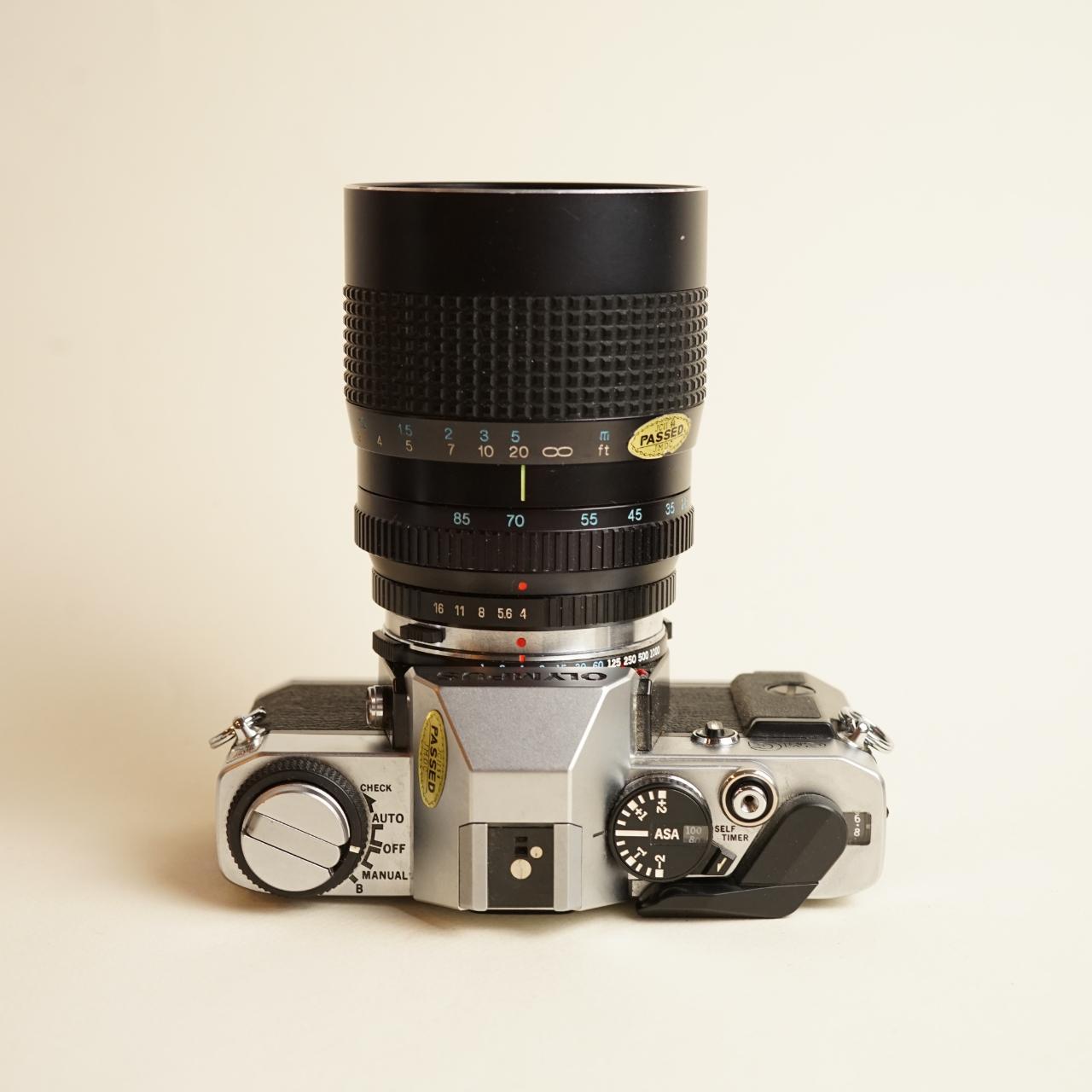 Olympus OM-G Film Camera | 35mm SLR | Tested & Working | Black & Silver