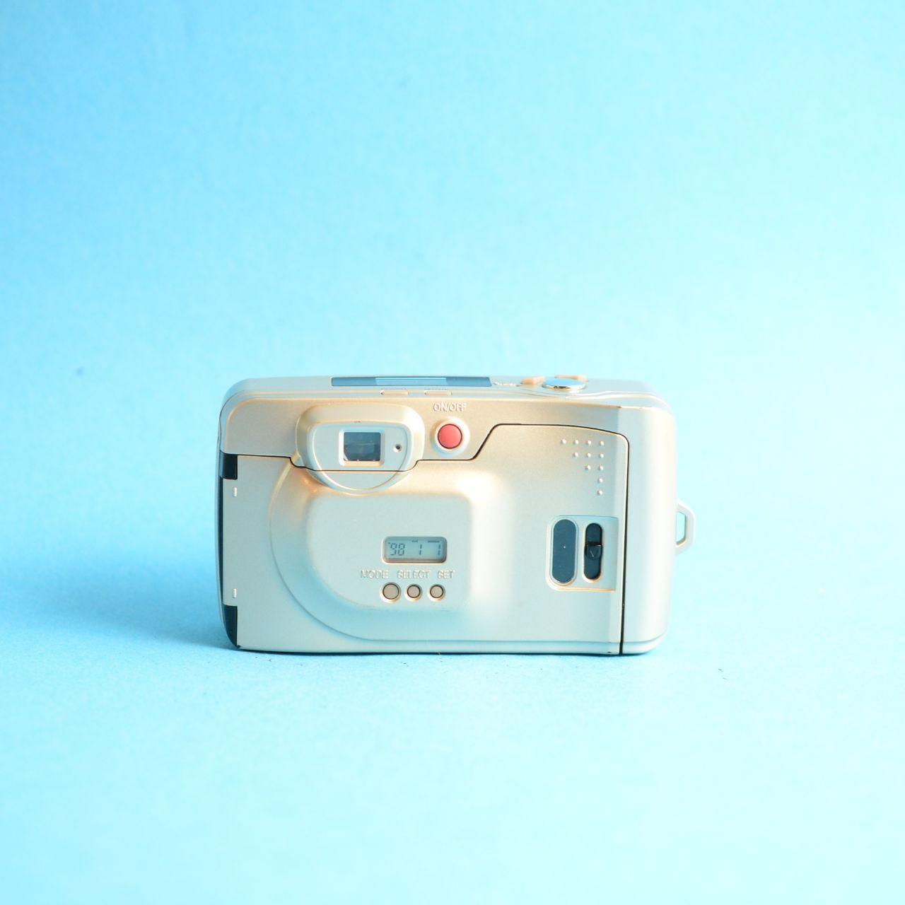 Samsung Maxima Zoom 90 GL Film Camera | 35mm Point & Shoot | Tested & Working | Gold