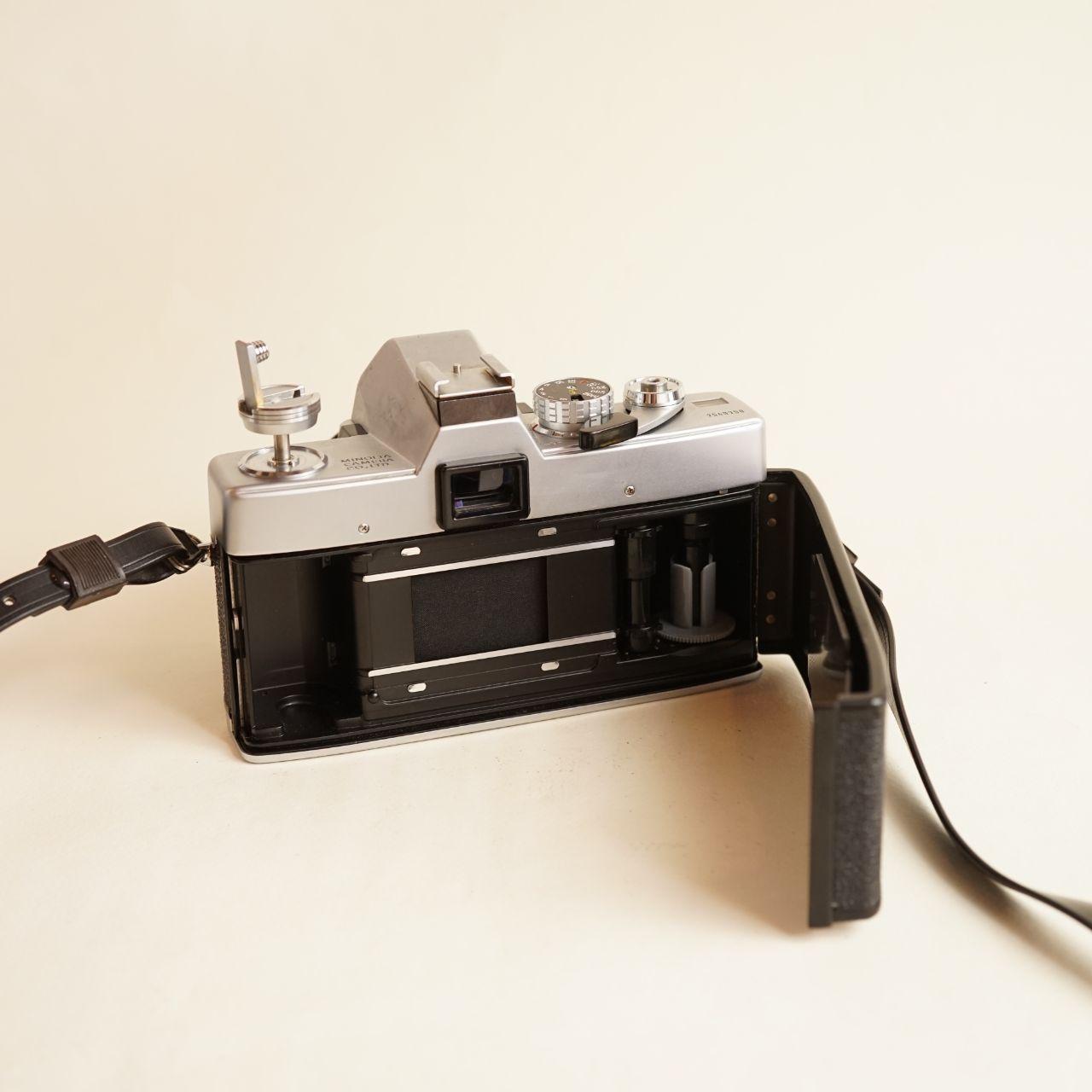 Minolta SRT101 Film Camera | FULL CLA | Read Description | Black & Silver