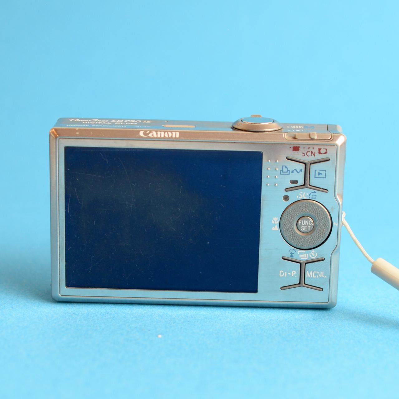Canon PowerShot SD790 IS Digital Camera | 10MP | Tested & Working | Silver