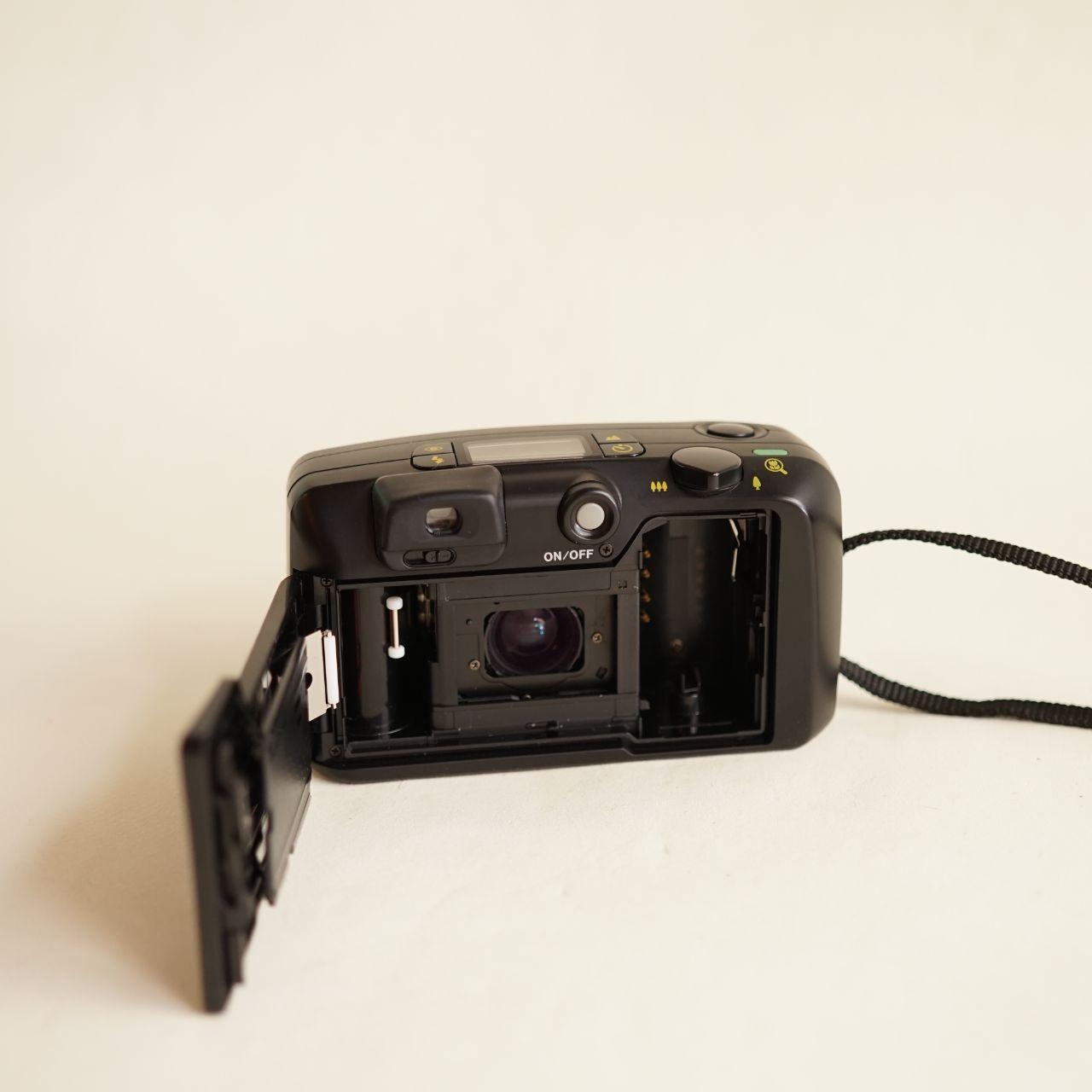 Pentax IQZoom 110 Film Camera | 35mm Point & Shoot | Tested & Working | Black