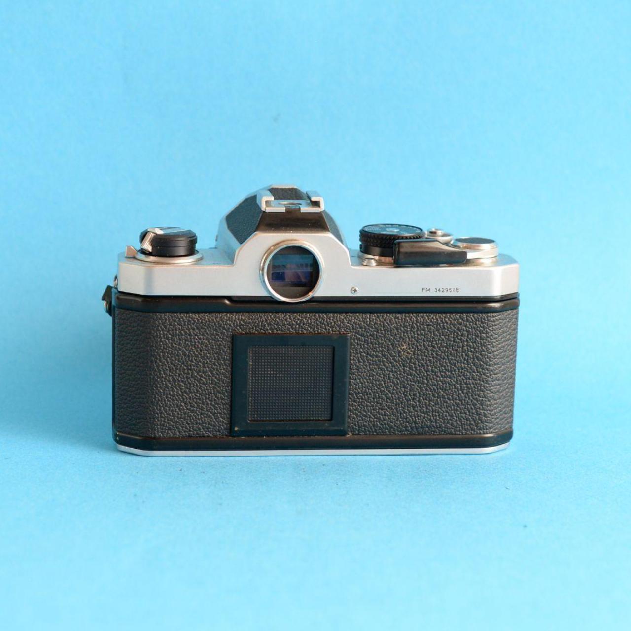 Nikon FM Film Camera | FULLY CLA'd | 35mm SLR | Tested & Working | Silver & Black