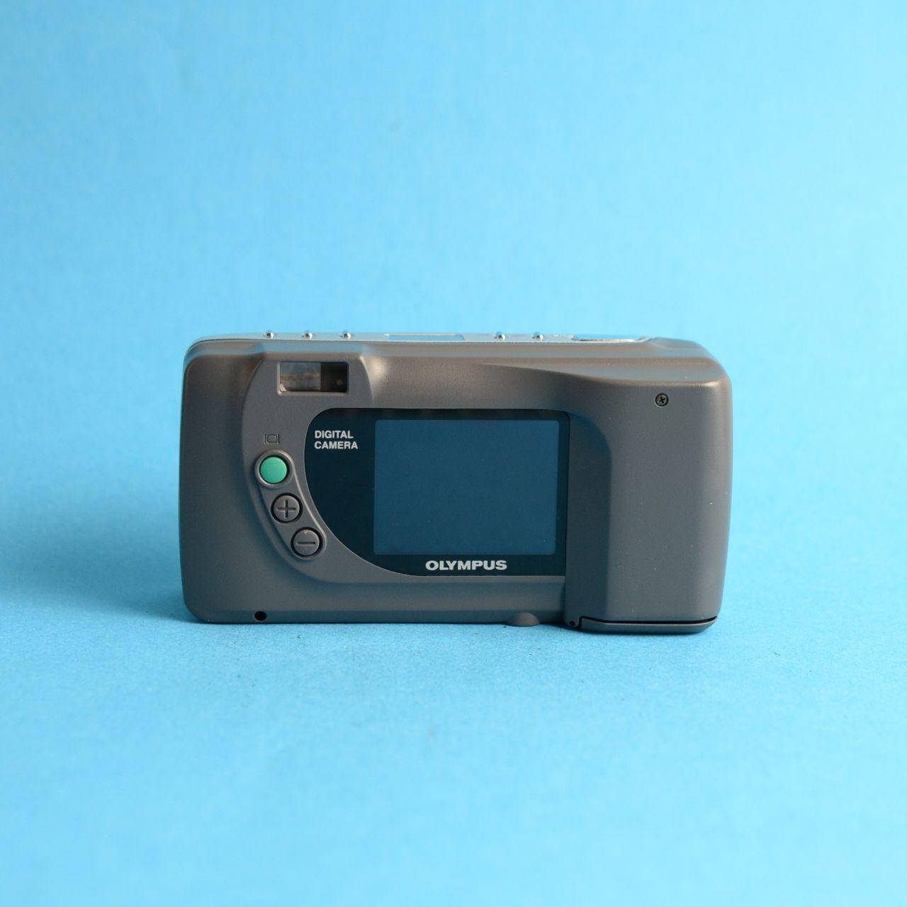 Olympus D-220L Digital Camera | 0.35MP | Tested & Working | Silver