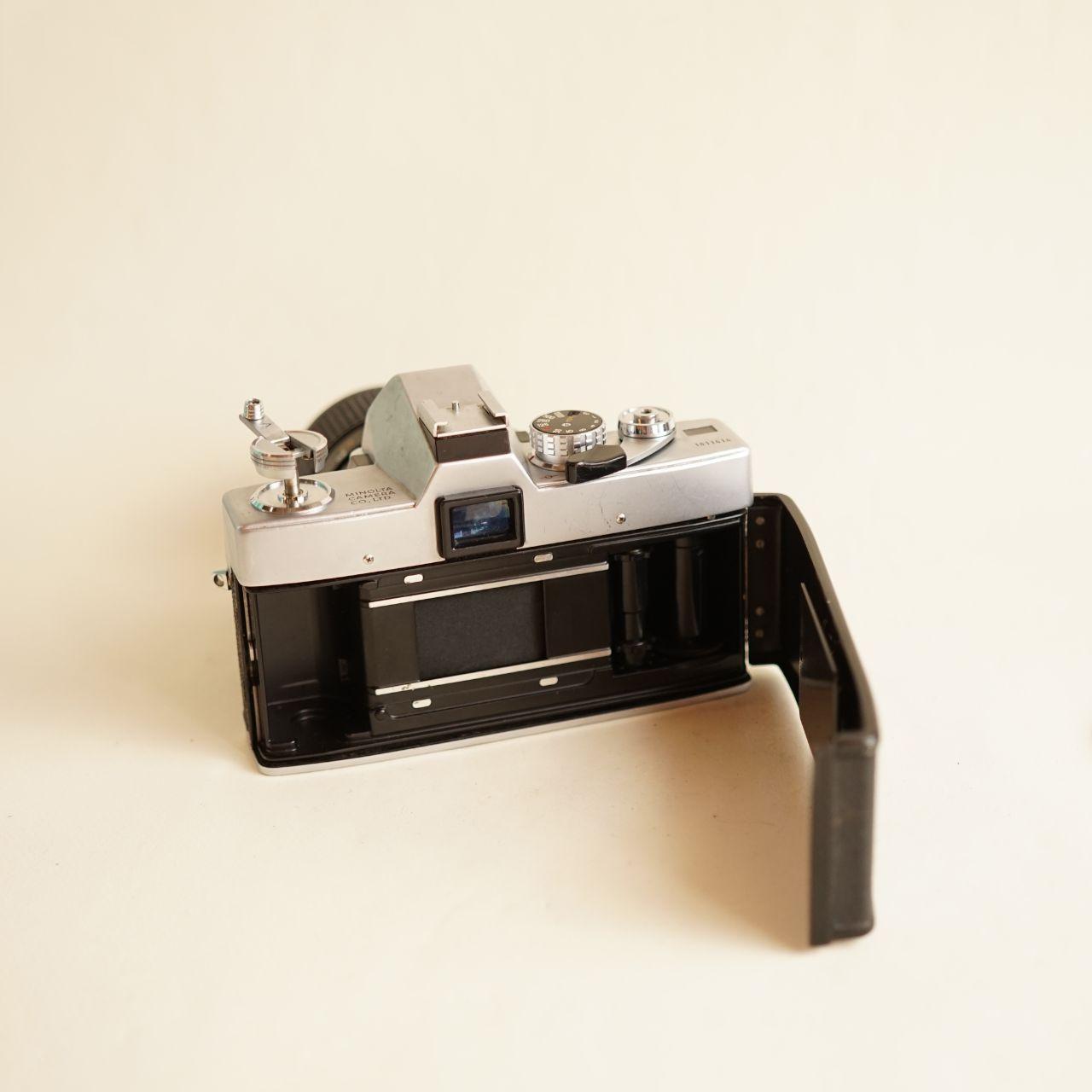 Minolta SRT 101 | 35mm SLR Film Camera | FULLY CLA’d (READ) | Silver & Black