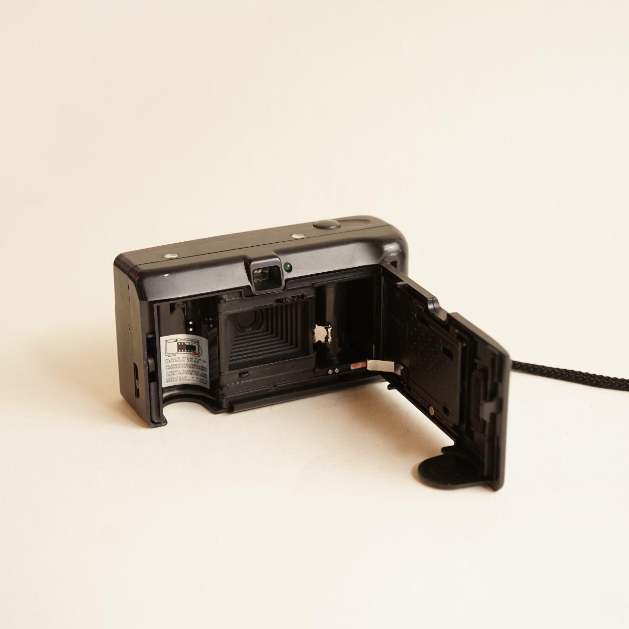 Minolta Freedom Holiday II Film Camera | 35mm Point & Shoot | Tested & Working | Black