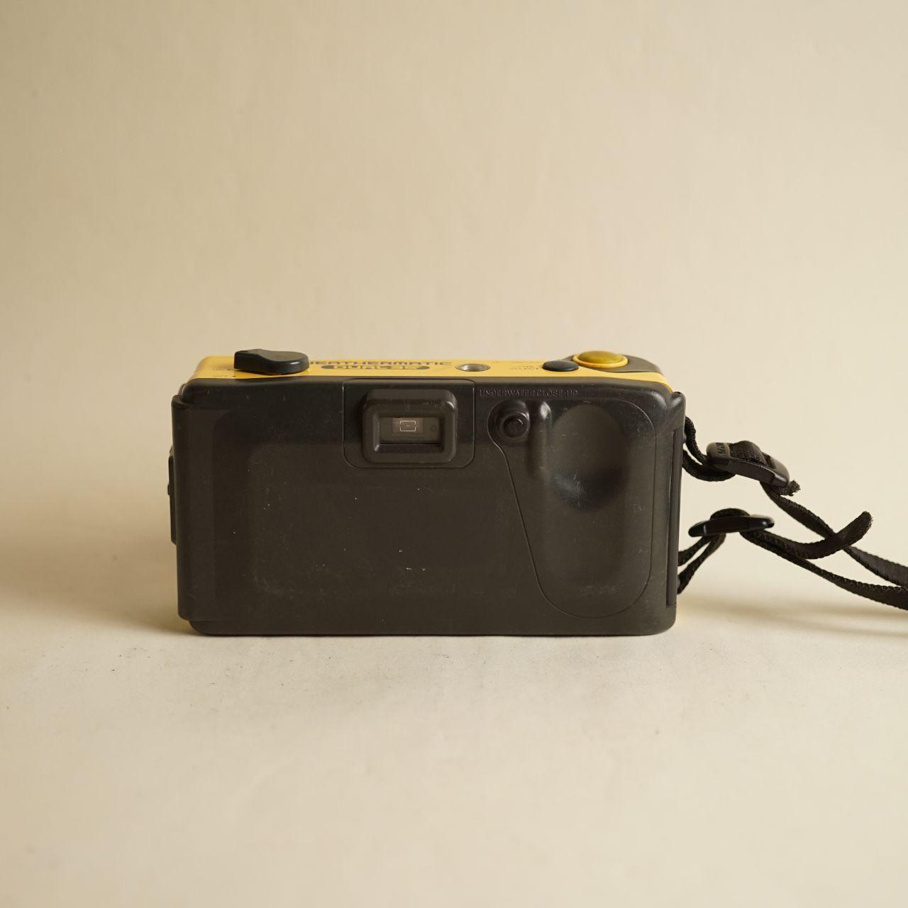 Minolta Weathermatic Dual 35 Film Camera | 35mm Point & Shoot | Read Description | Yellow