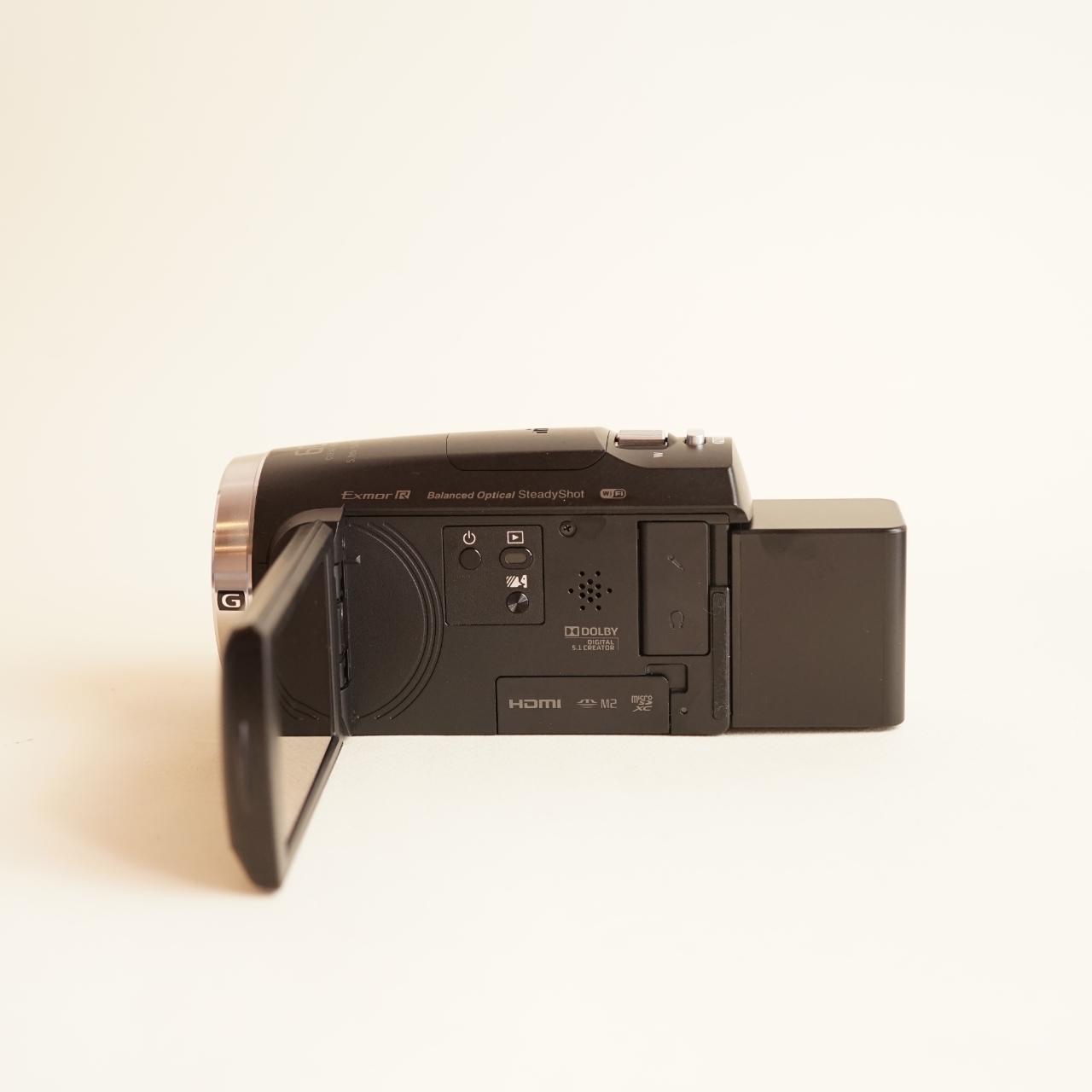 Sony Handycam HDR-CX675 Digital Camcorder with Fisheye | Full HD 1080p | Tested & Working | Black