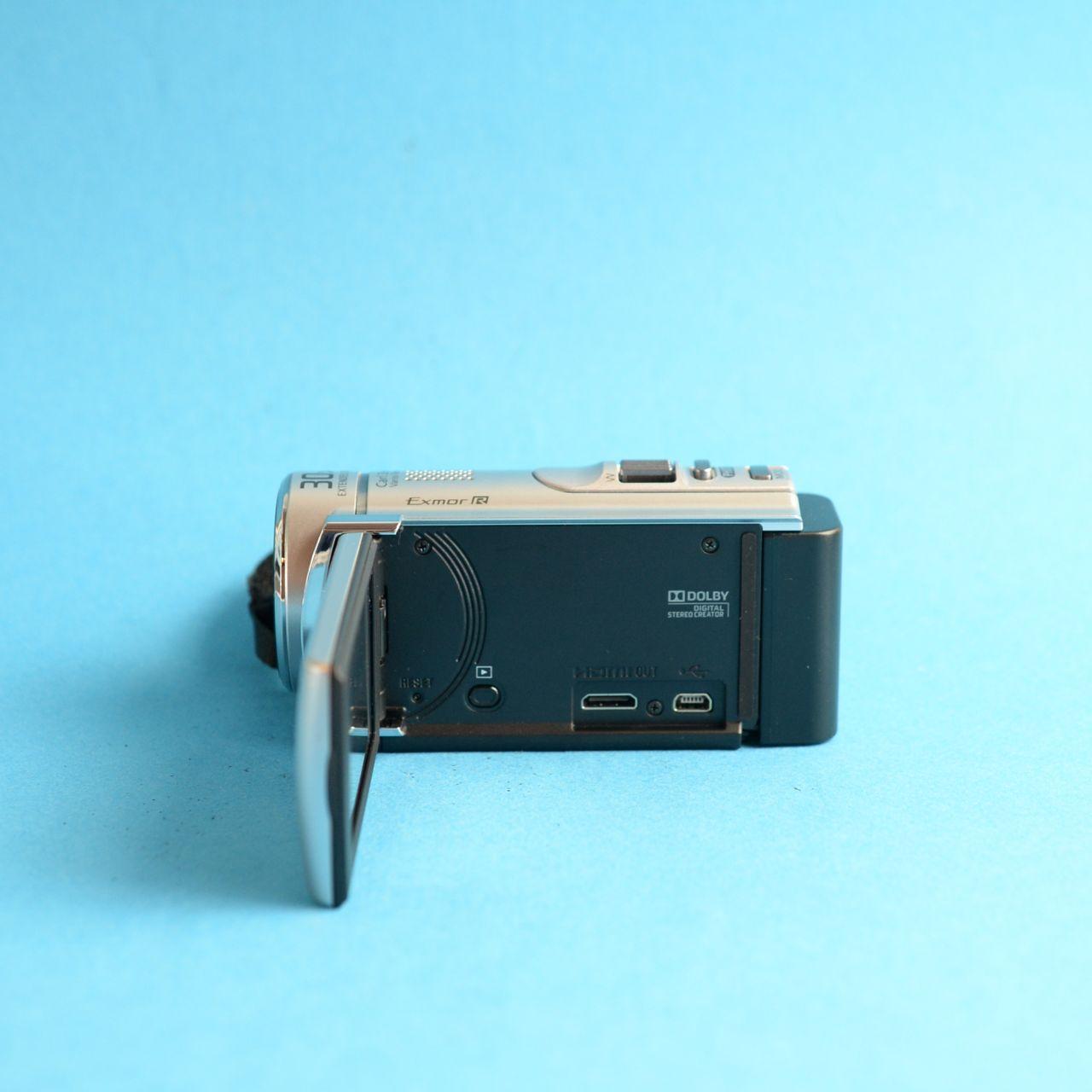 Sony Handycam HDR-CX210 Digital Camcorder | Tested & Working | Silver