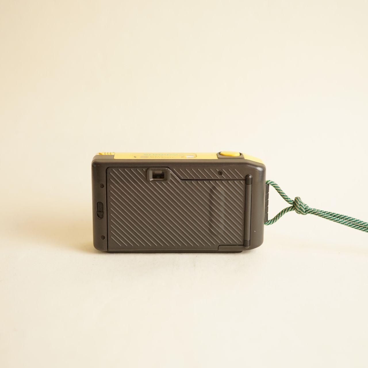 Canon Snappy-S Film Camera | 35mm Point & Shoot | Tested & Working | Yellow