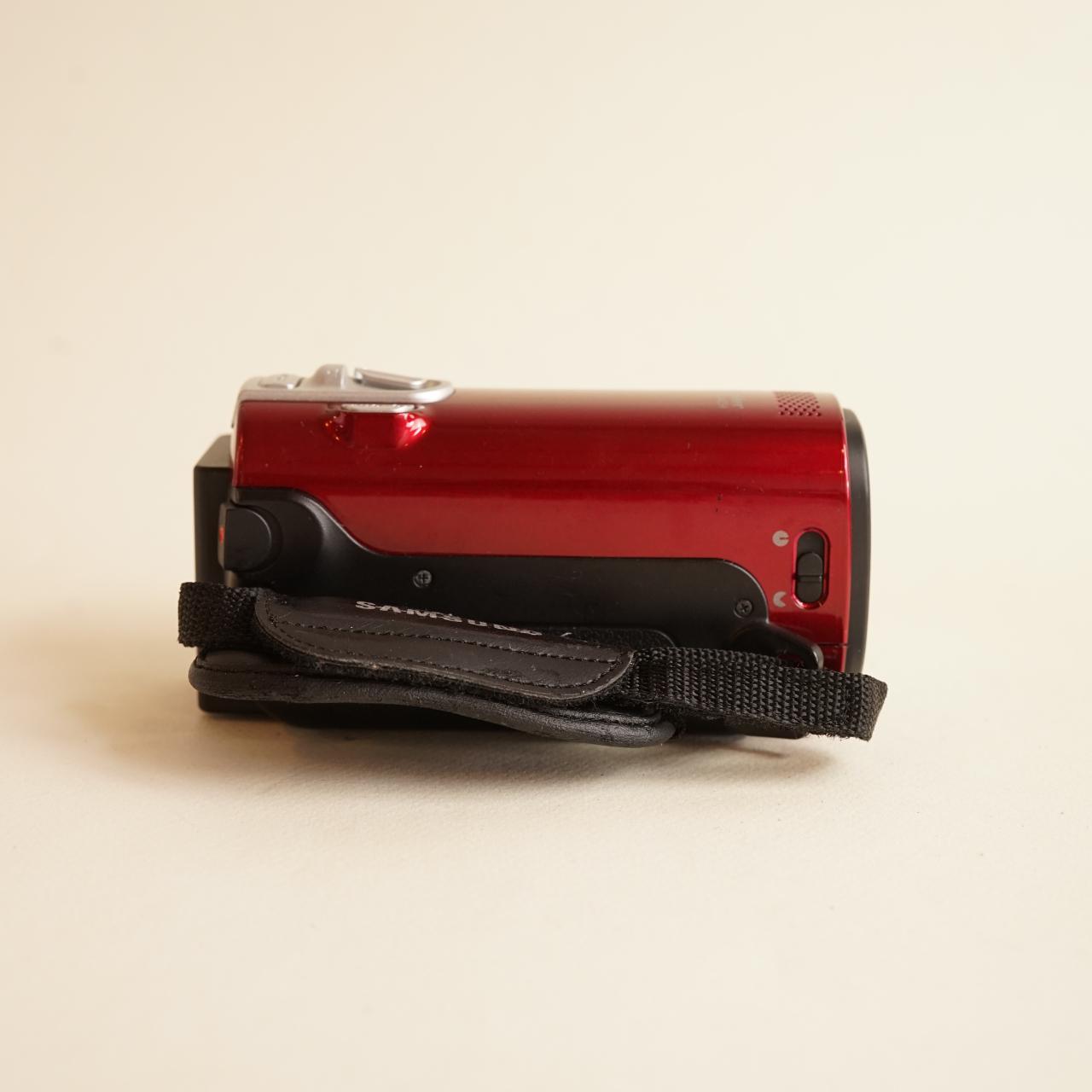 Samsung SMX-F40RN Camcorder | SD Video | Tested & Working | Black & Red