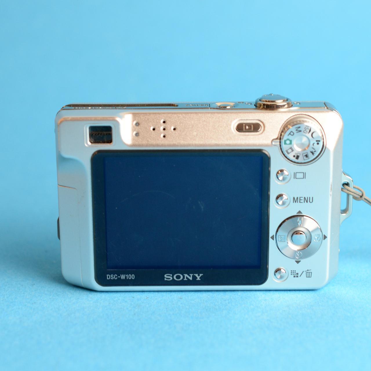 Sony Cyber-Shot DSC-W100 Digital Camera | 8.1MP | Tested & Working w/Warranty | Silver