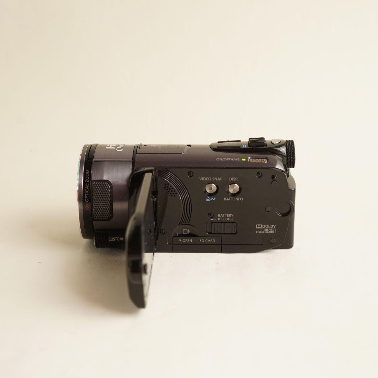 Canon Vixia HF S100 Camcorder | HD Flash Memory | Tested & Working | Black