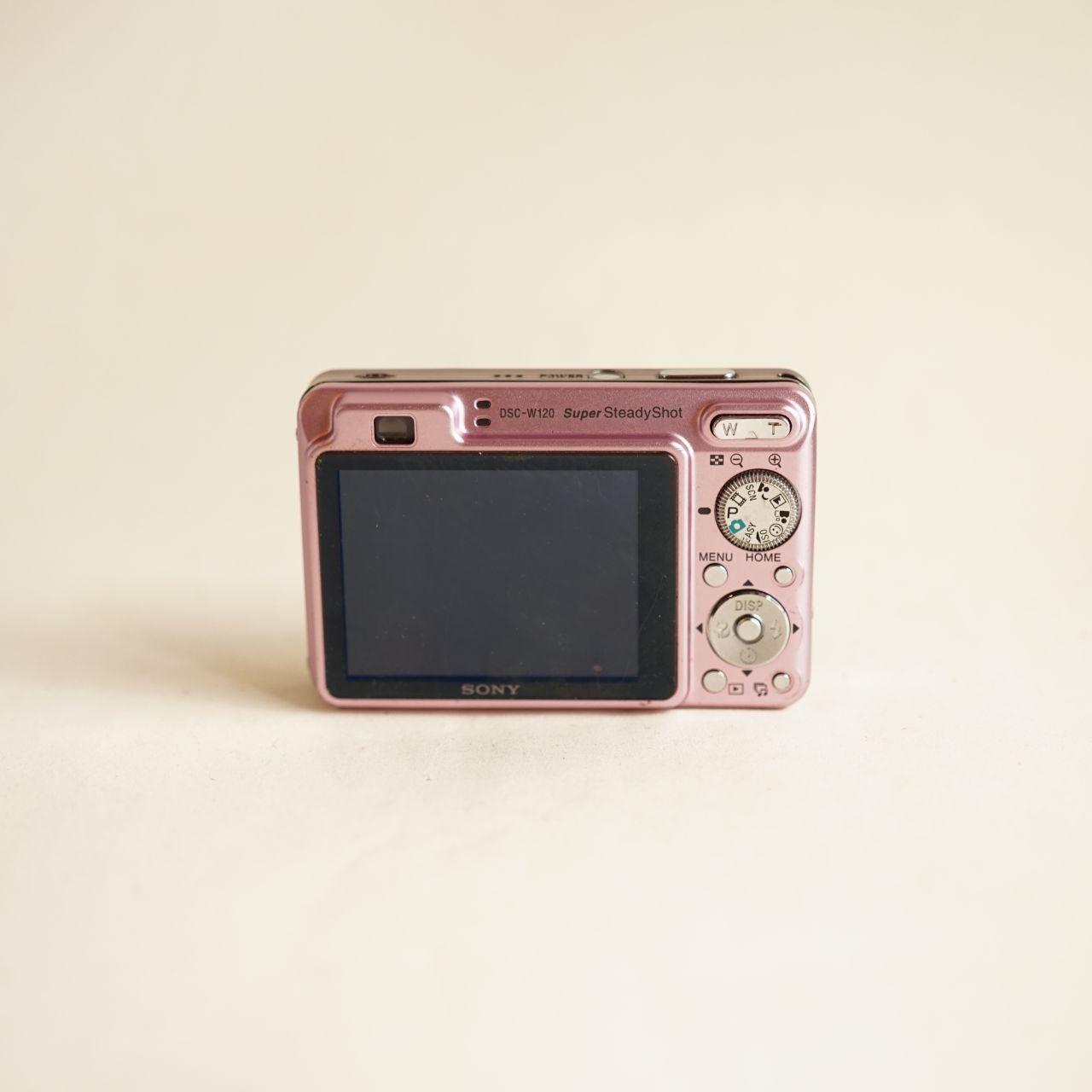 Sony Cyber-shot DSC-W120 Digital Camera | 7.2MP | Tested & Working | Pink