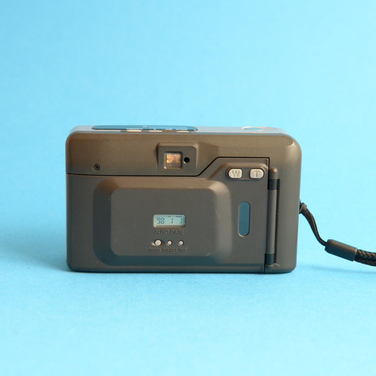 Vivitar PZ3090 Film Camera | 35mm Point & Shoot | Tested & Working | Silver
