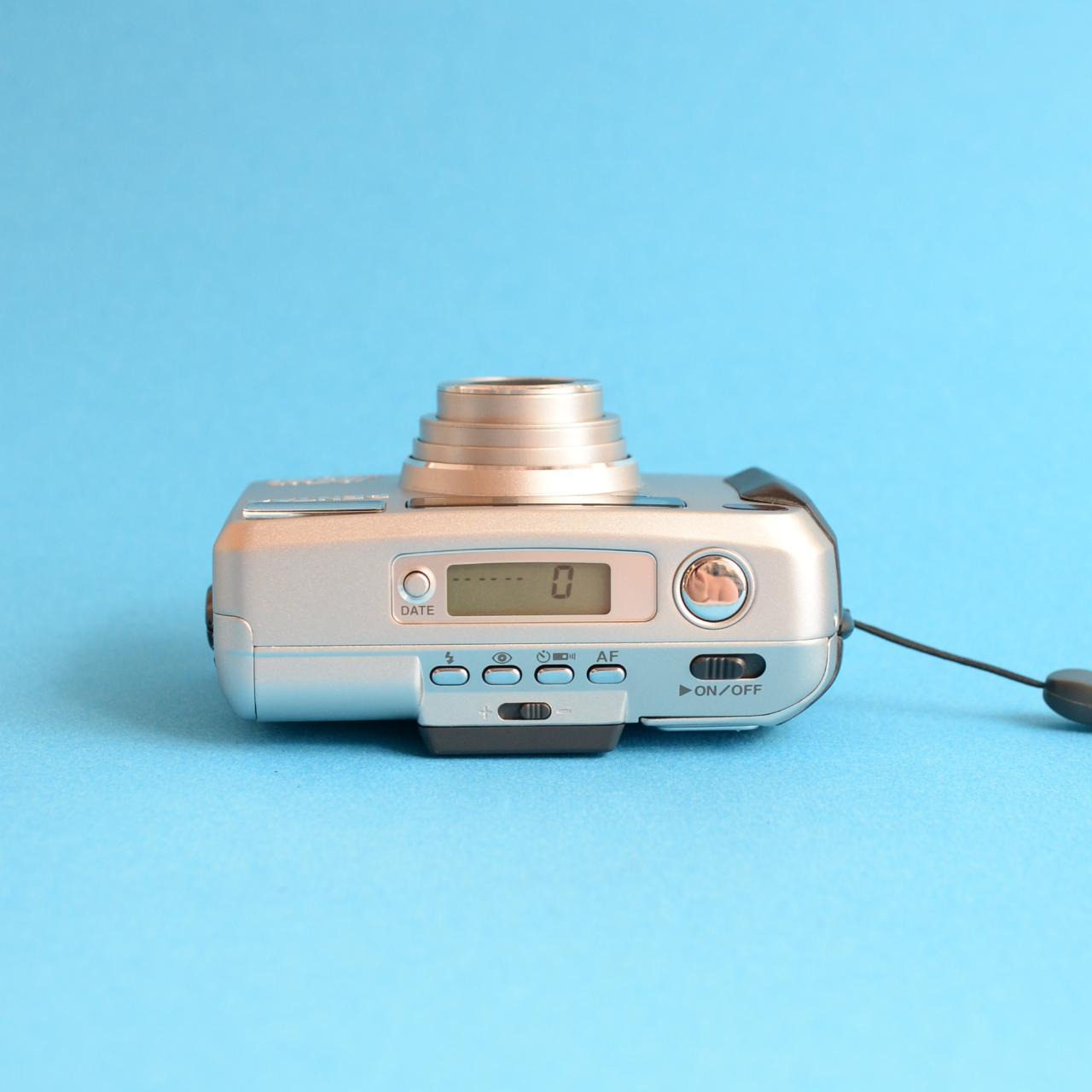 Pentax IQZoom 120Mi Film Camera | 35mm Point & Shoot | Tested & Working | Silver