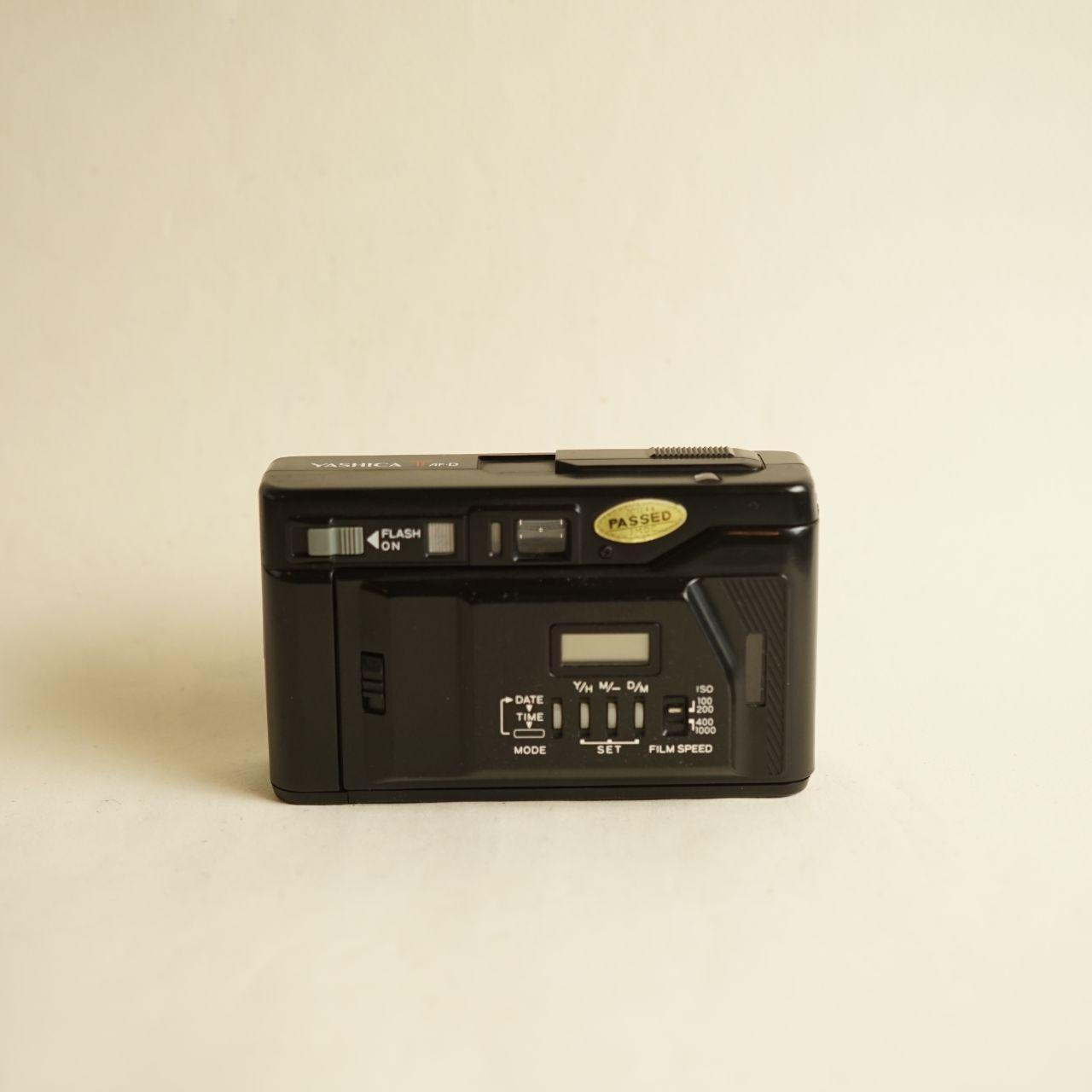 Yashica T AF-D Film Camera | 35mm Point & Shoot | Tested & Working | Black