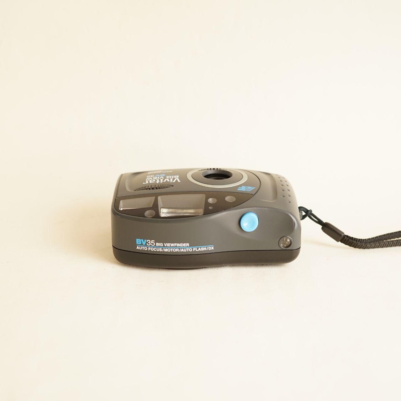 Vivitar Big View 35 Film Camera | 35mm Point & Shoot | Tested & Working | Grey