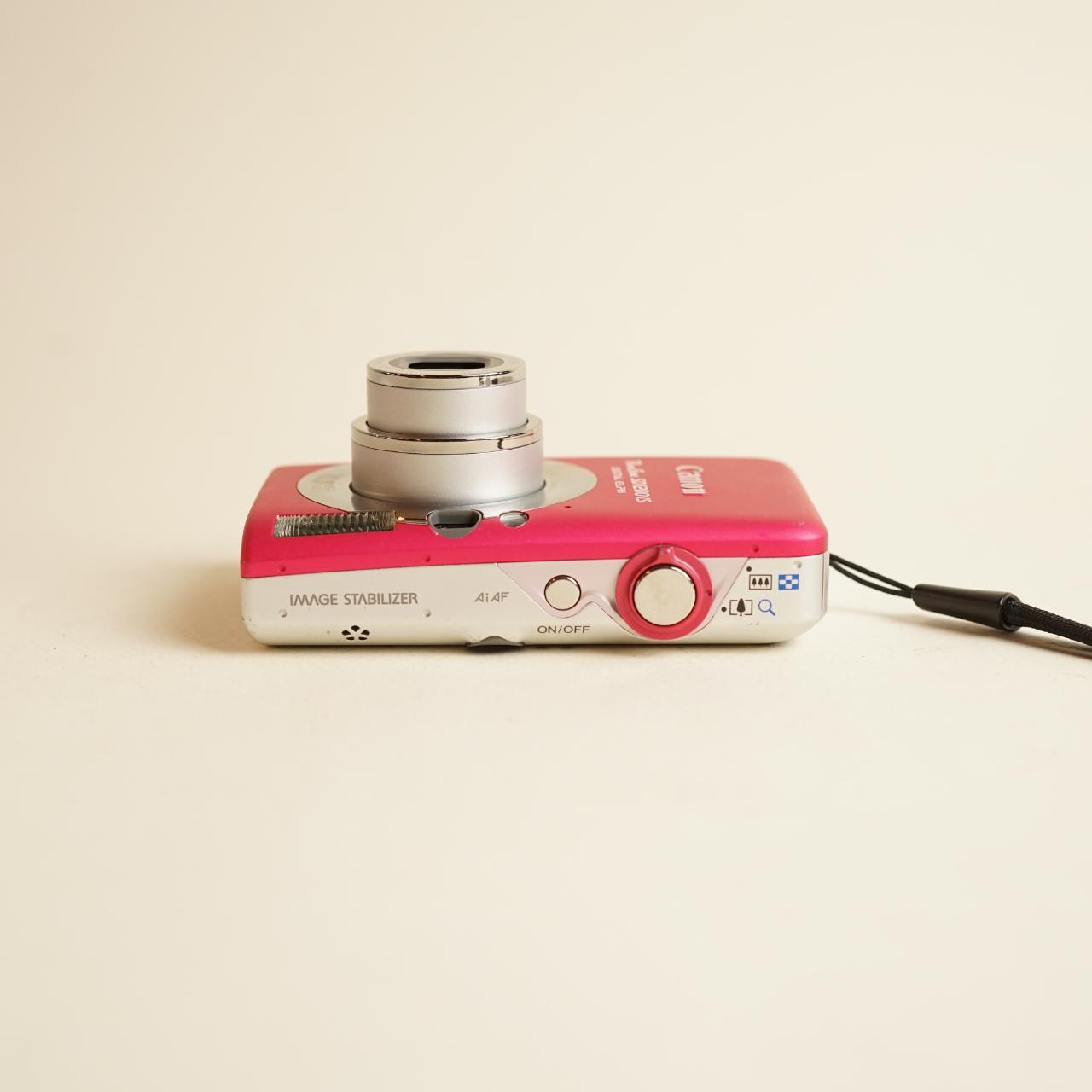 Canon PowerShot SD1200 IS Digital Camera | 10MP | Tested & Working | Pink