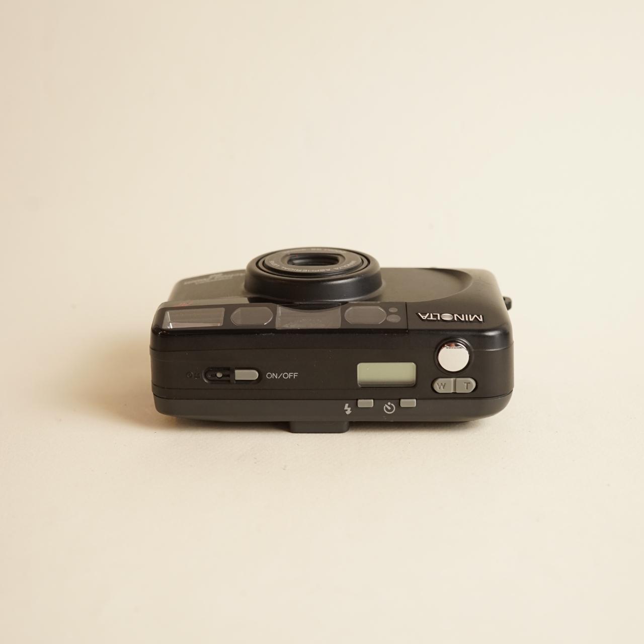 Minolta Freedom Action Zoom 90 Film Camera | 35mm Point & Shoot | Tested & Working | Black