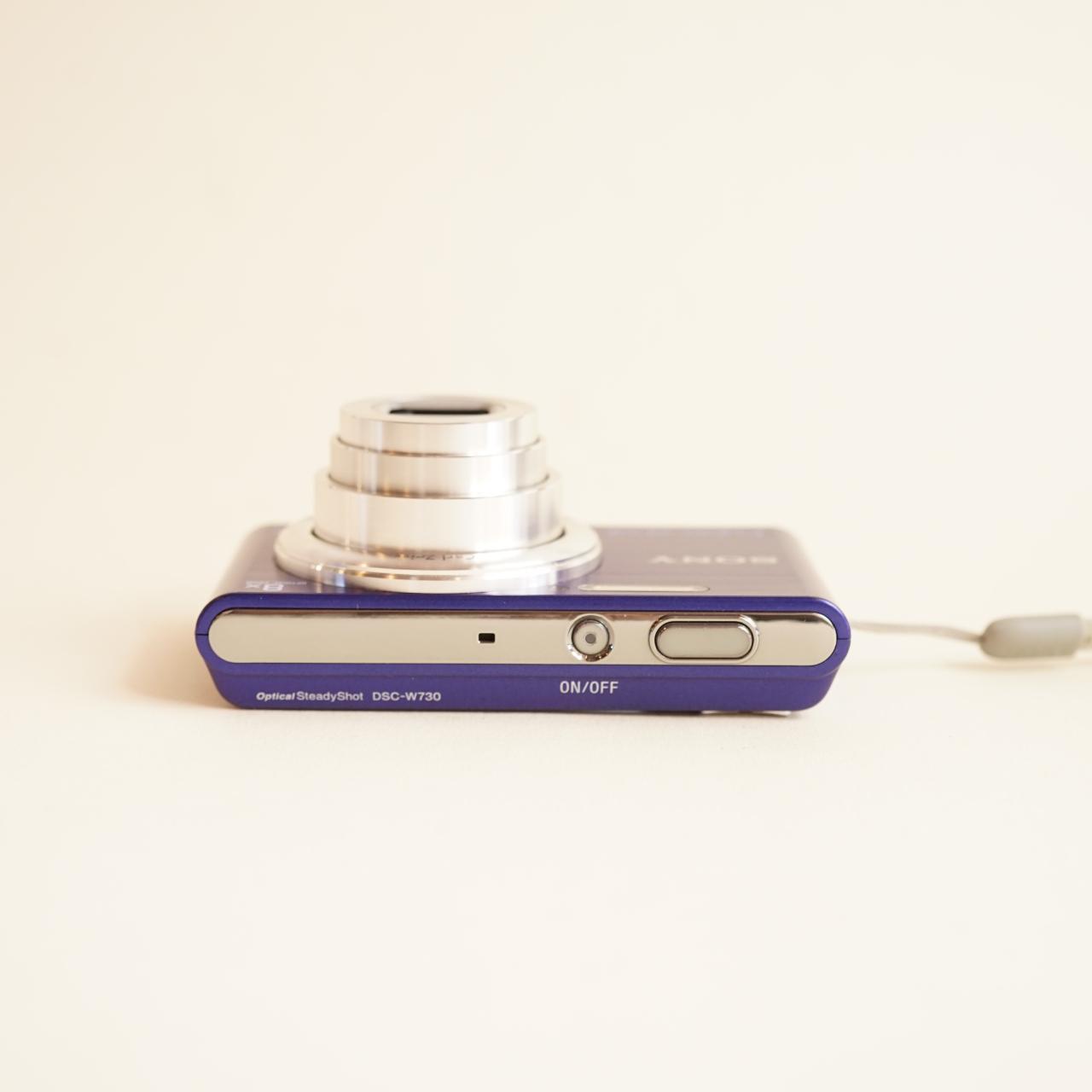 Sony CyberShot DSC-W730 Digital Camera | 16.1MP | Tested & Working | Blue