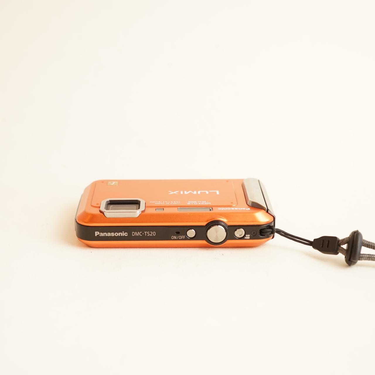 Panasonic Lumix DMC-TS20 Digital Camera | 16.1MP | Tested & Working | Orange